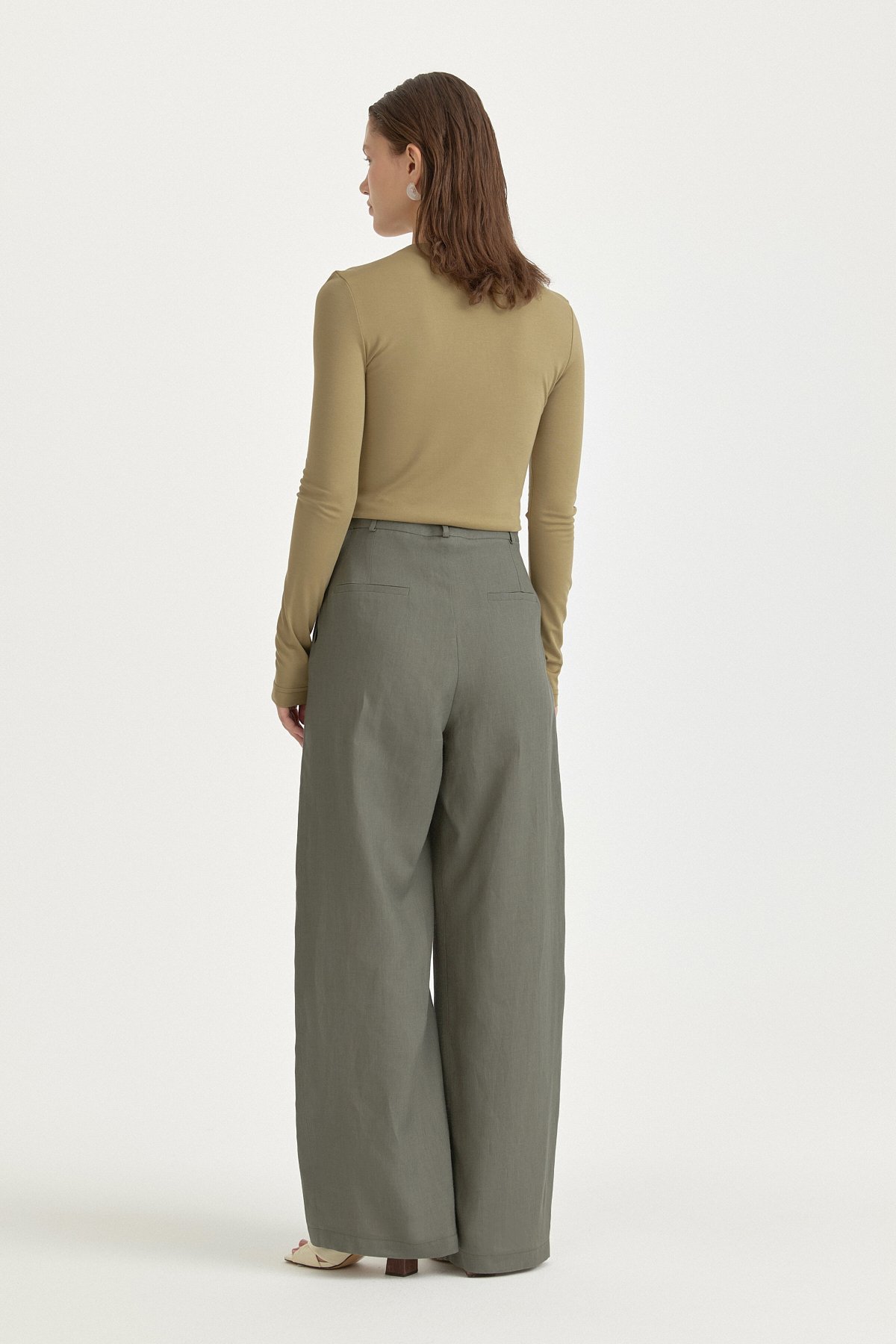 Basic Örme Bluz  Haki