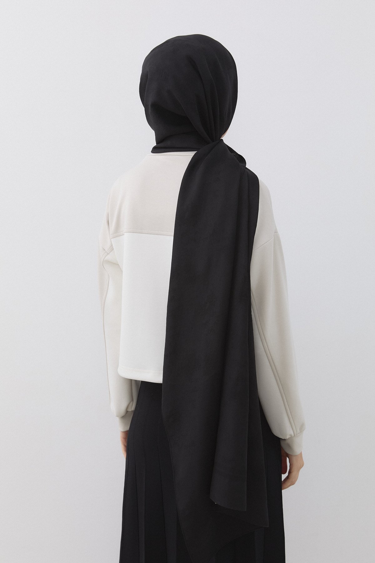 Büzgü Detaylı Örme Crop Bluz  Taş