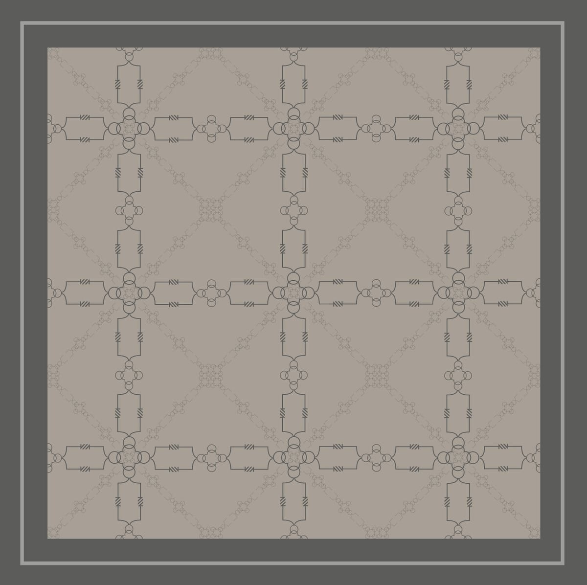 Cipher Sura İpek Eşarp  Gri