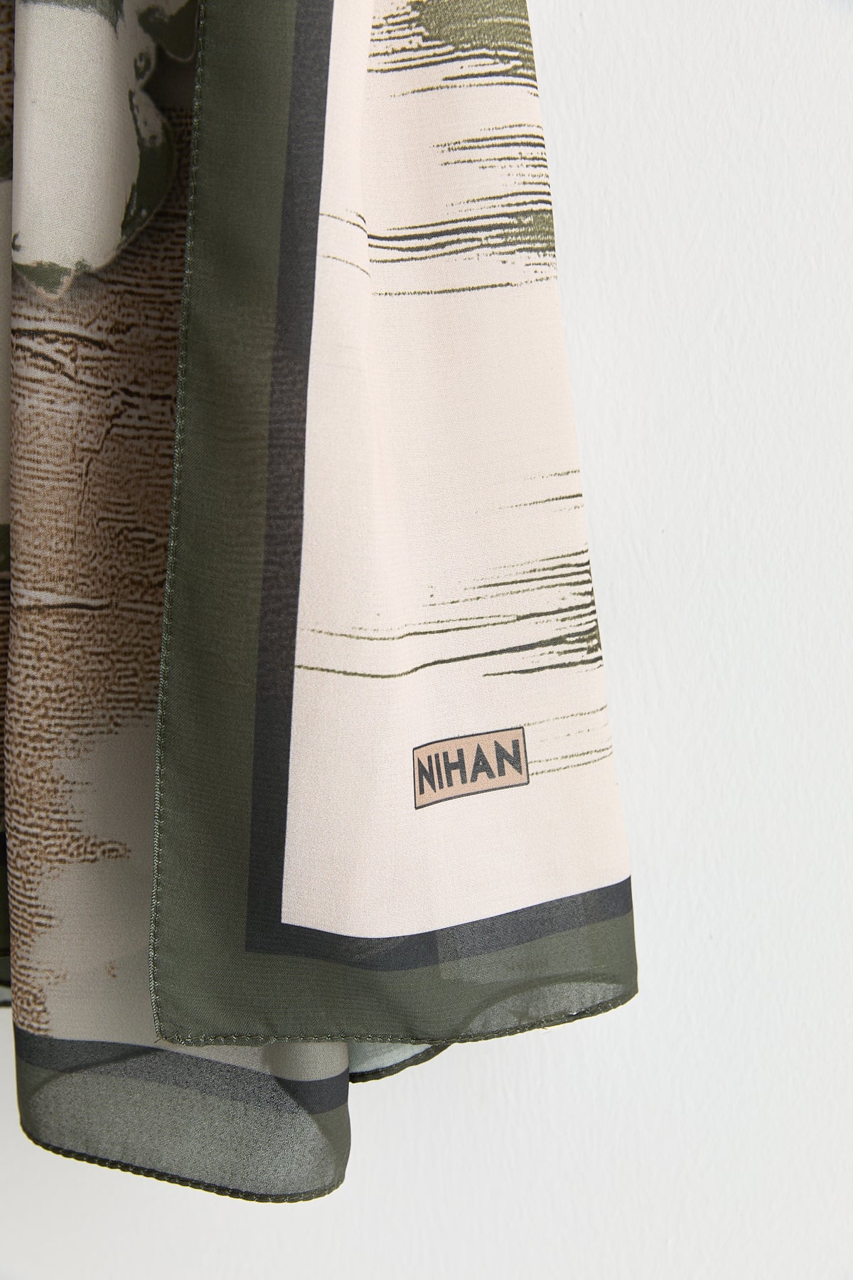 Floş Natural Fly Şal  Haki