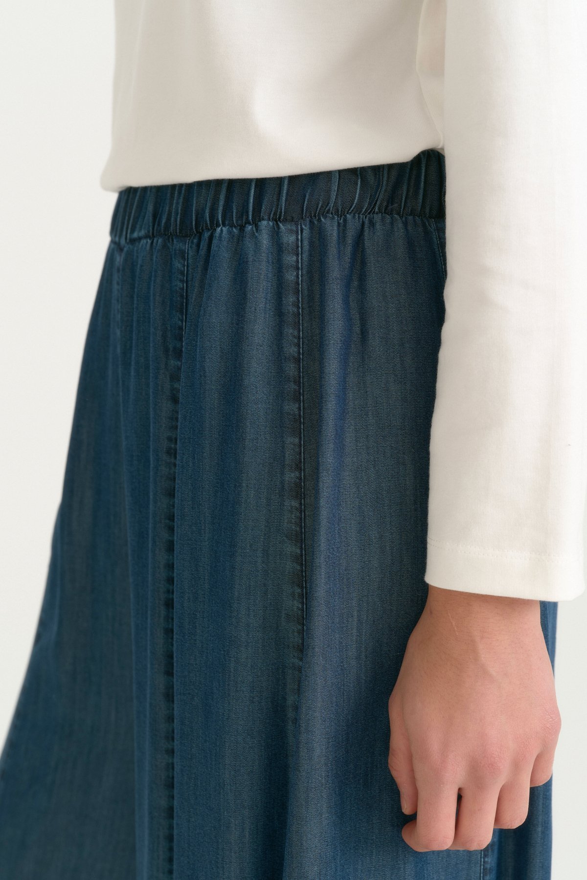 Modal Pantolon Etek  İndigo