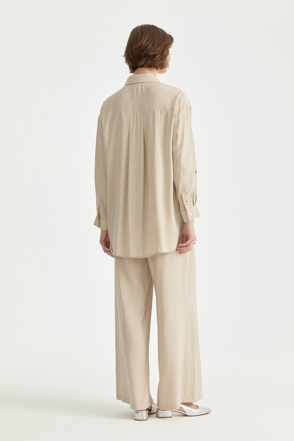 Modal Pantolon Tunik Takım  Bej