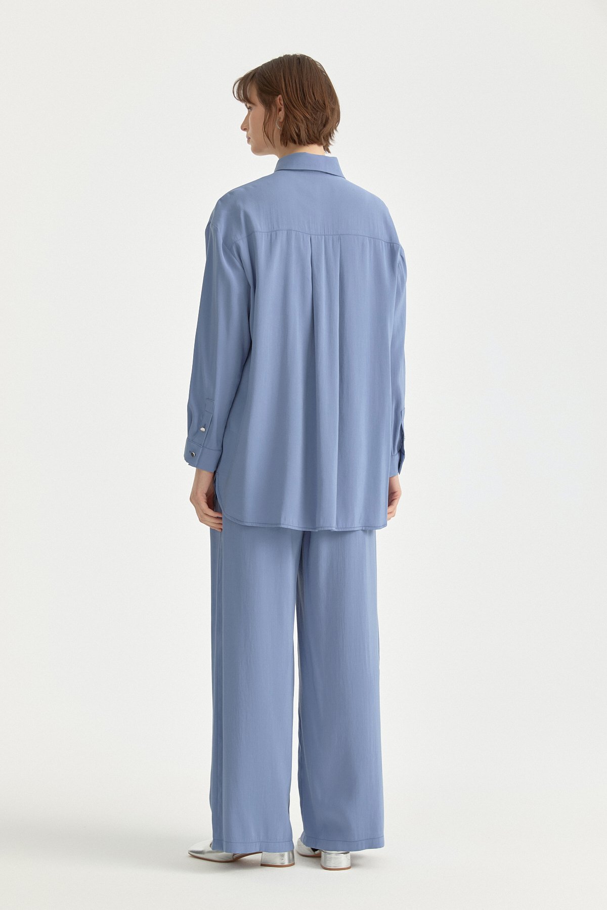 Modal Pantolon Tunik Takım  İndigo