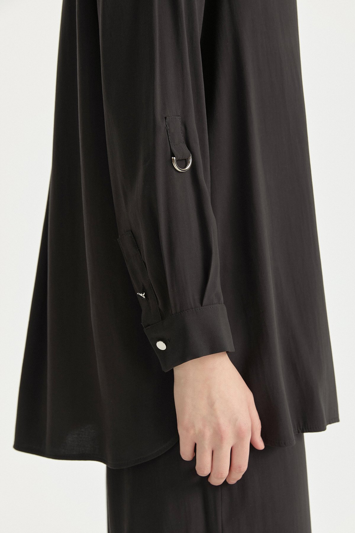 Modal Pantolon Tunik Takım  Siyah