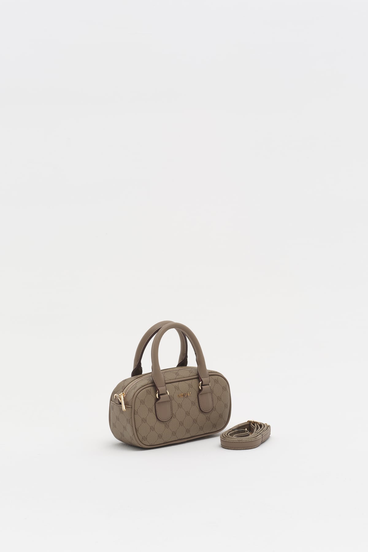 Monogram Çapraz Askılı Çanta  Bej