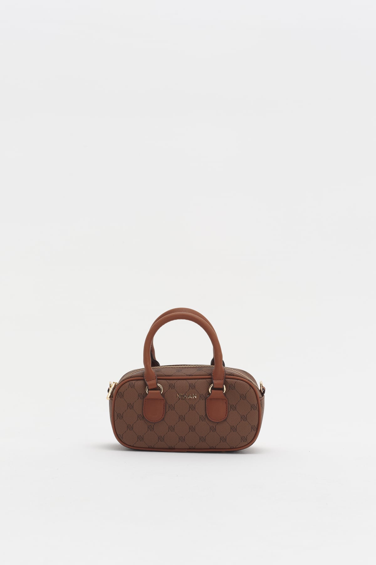 Monogram Çapraz Askılı Çanta  Taba