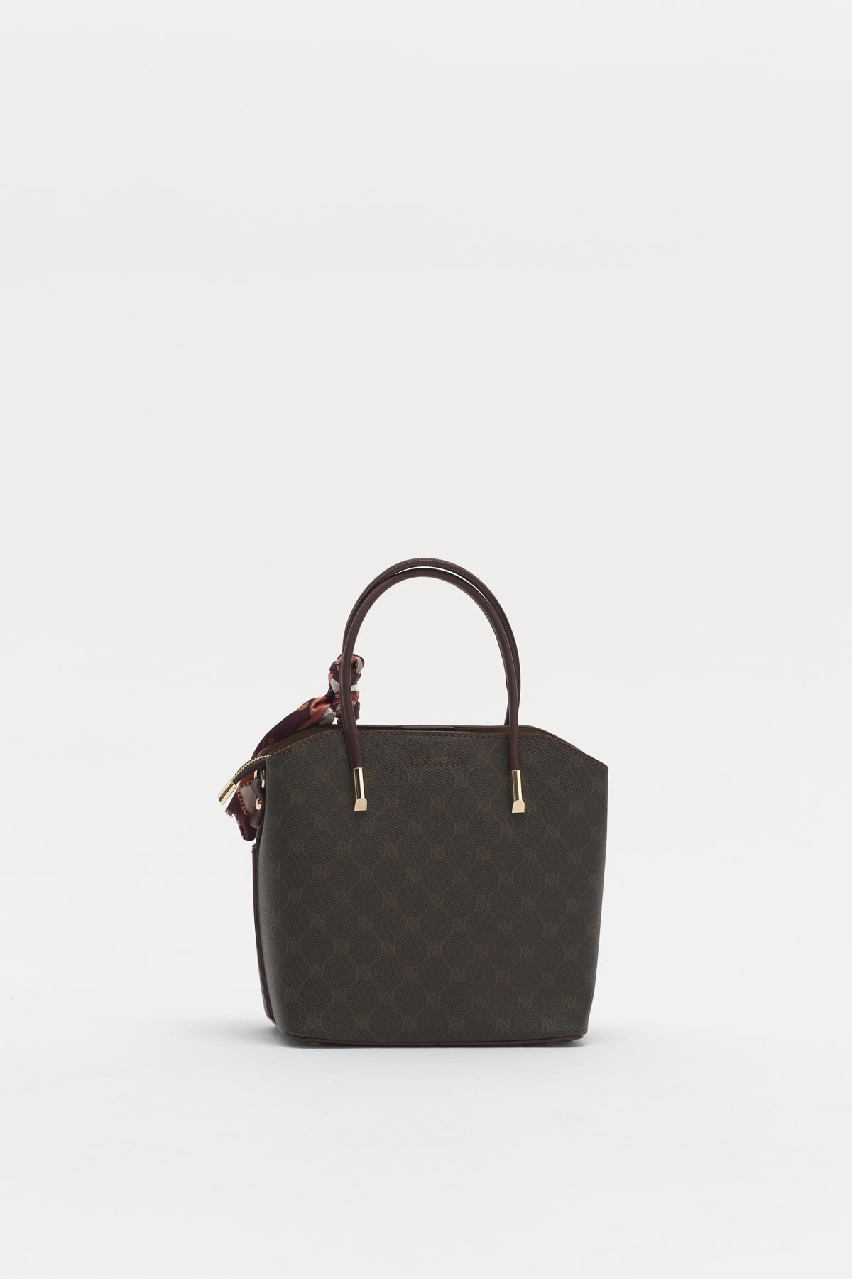 Monogram Tote Çanta  Kahve