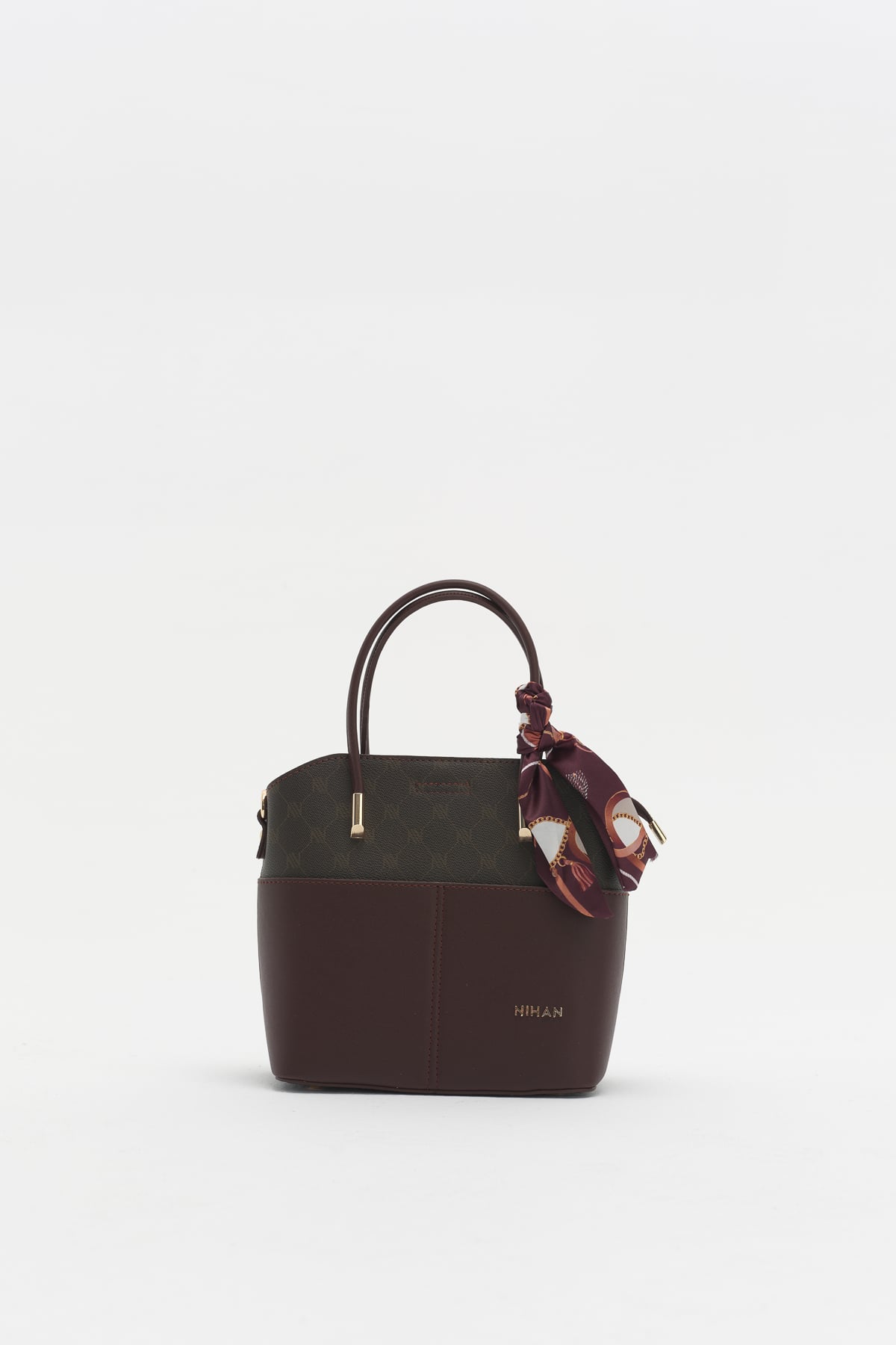 Monogram Tote Çanta  Kahve