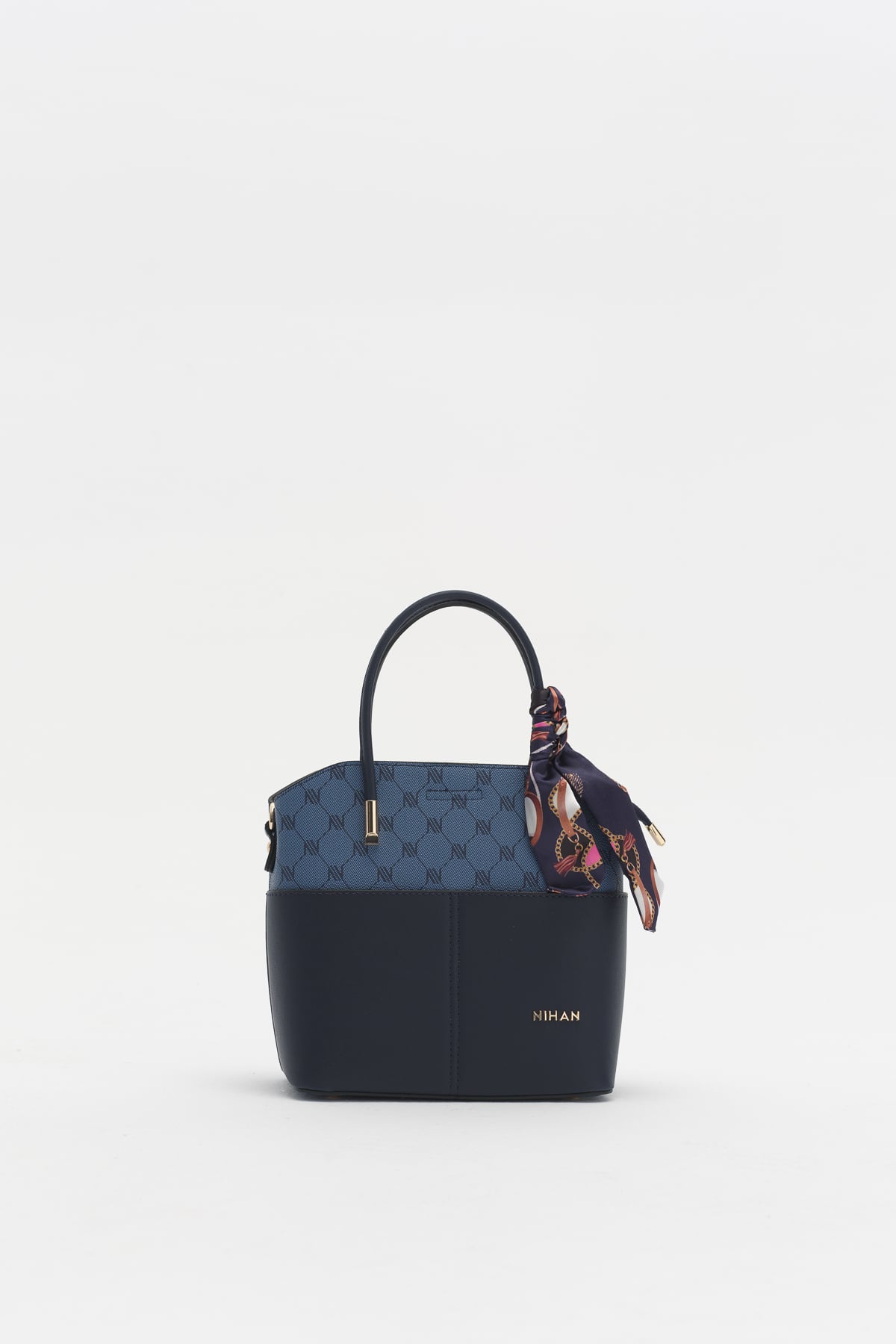 Monogram Tote Çanta  Lacivert