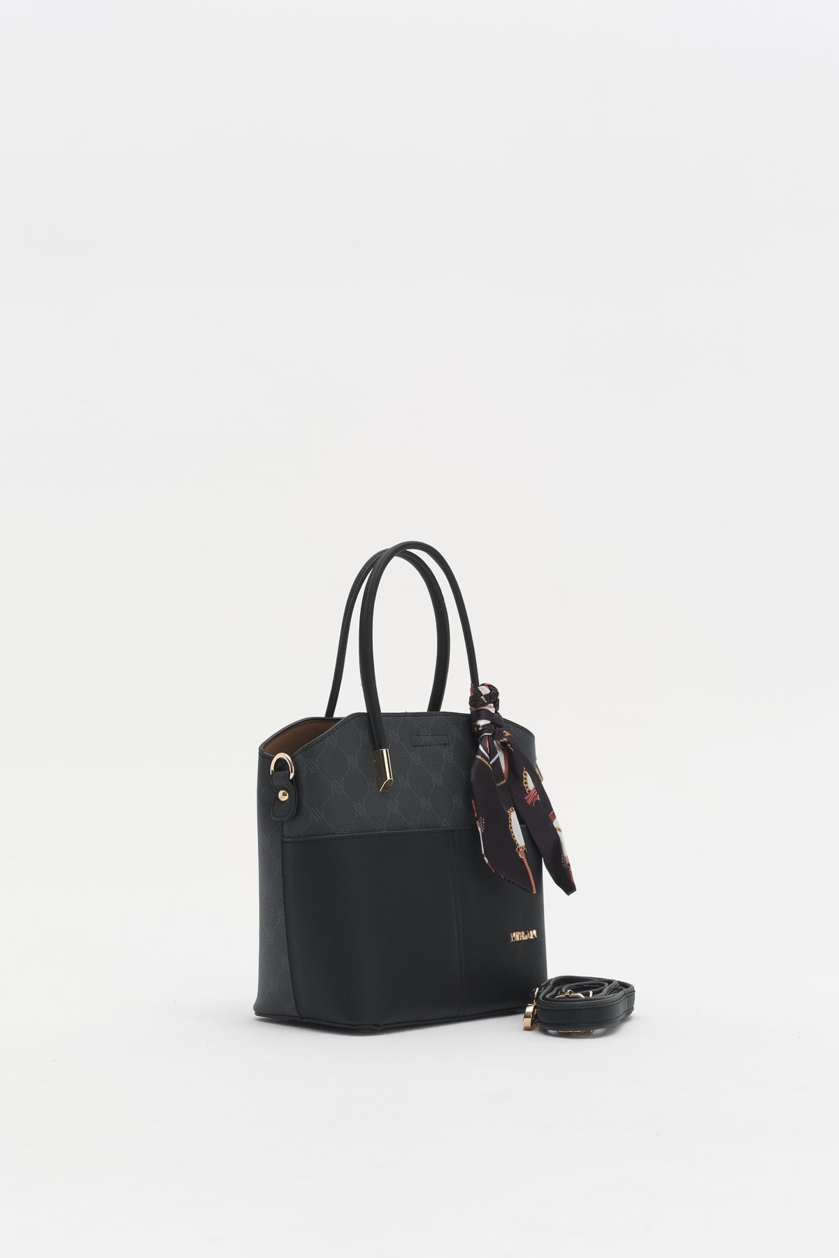 Monogram Tote Çanta  Siyah