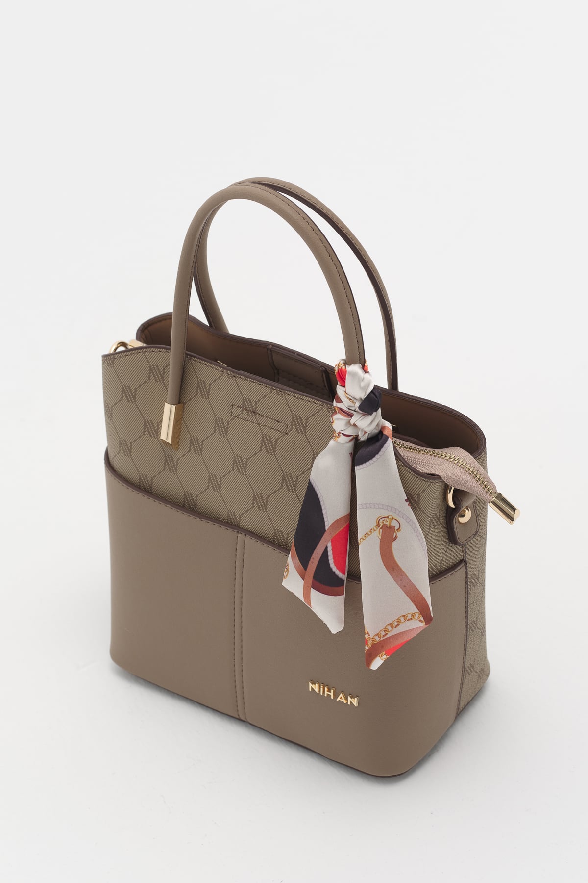 Monogram Tote Çanta  Vizon