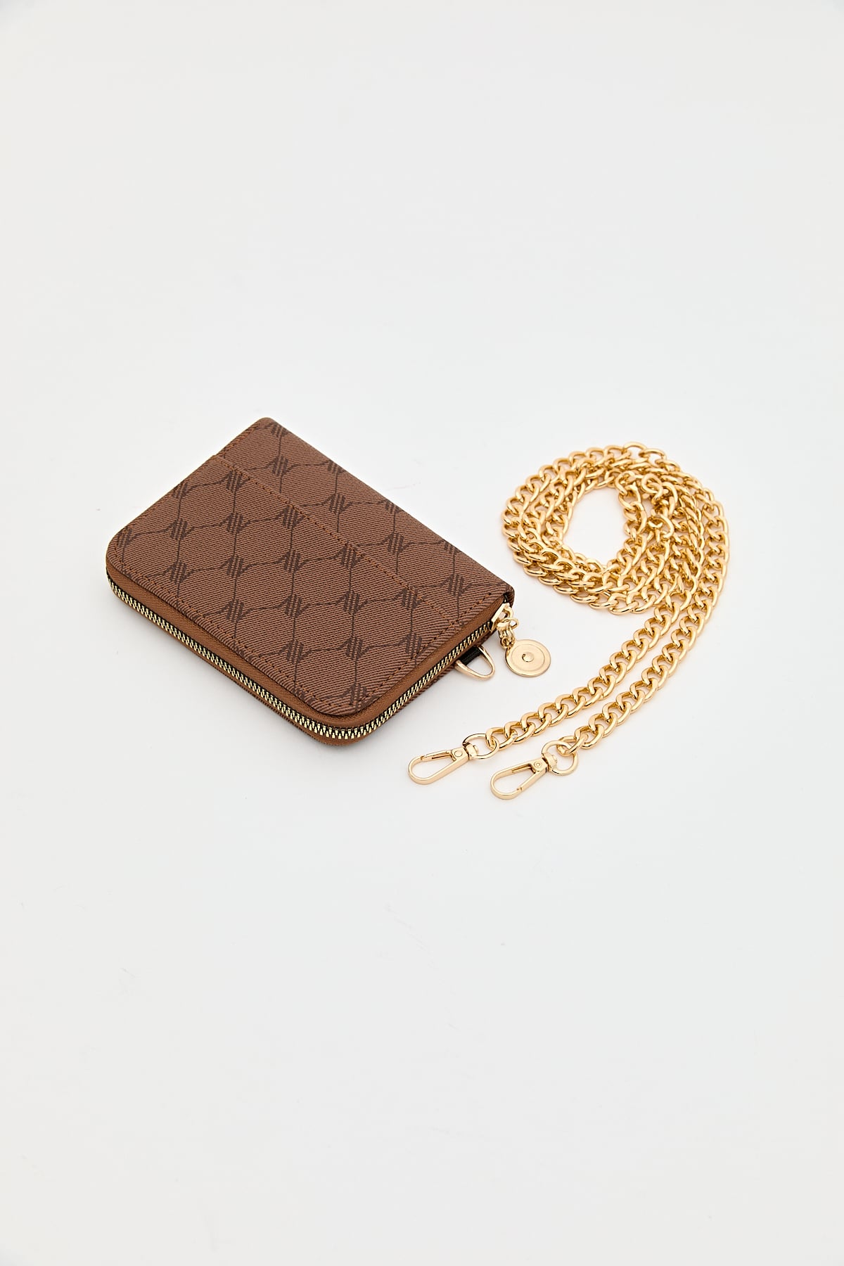 Nihan Monogram Cüzdan  Taba