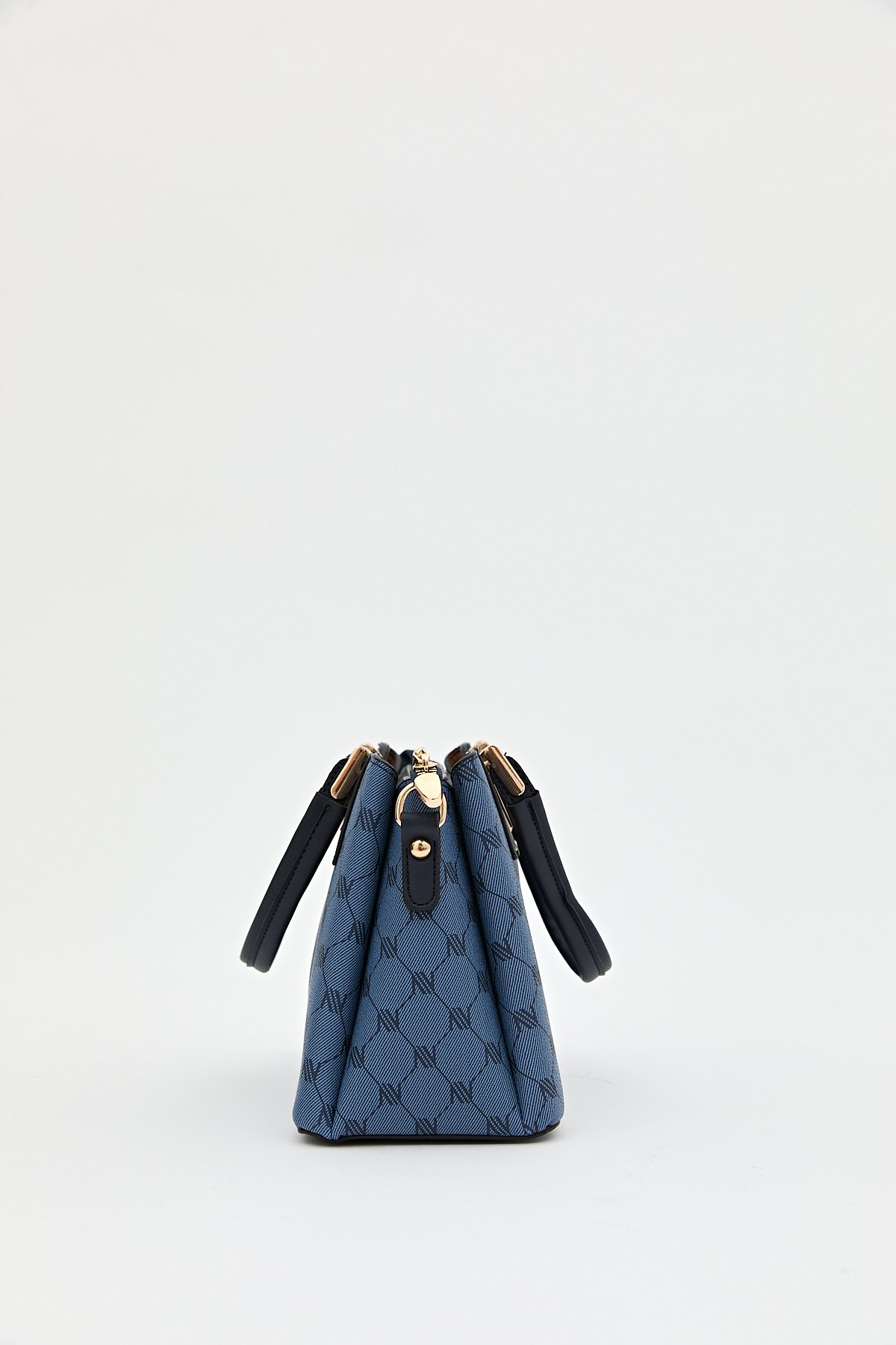 Nihan Monogram Tote Çanta  Lacivert