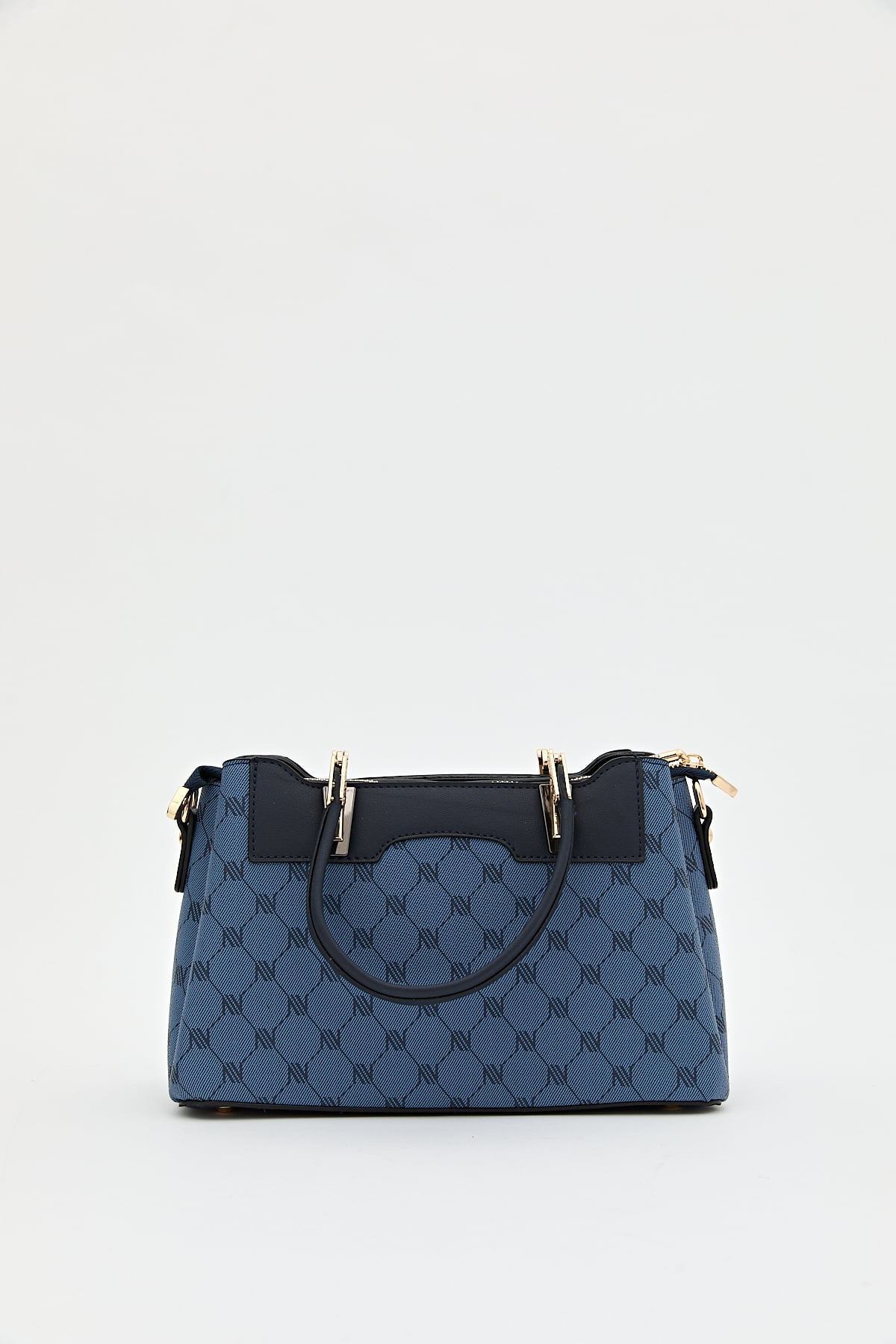 Nihan Monogram Tote Çanta  Lacivert