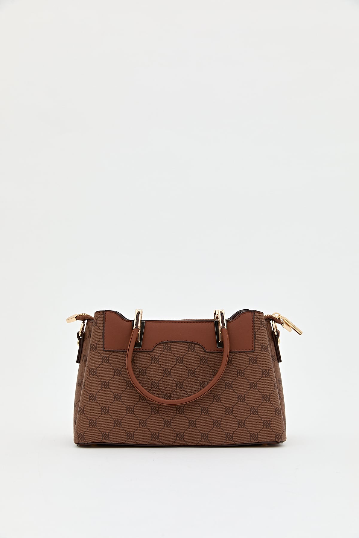 Nihan Monogram Tote Çanta  Taba