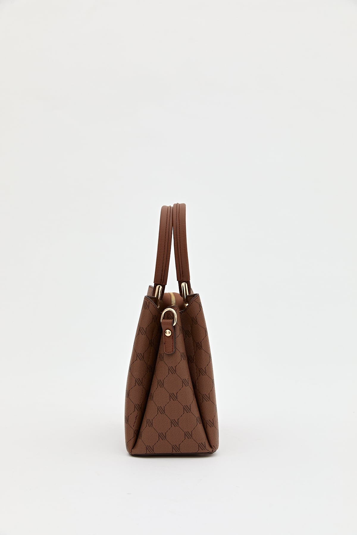 Nihan Monogram Tote Çanta  Taba