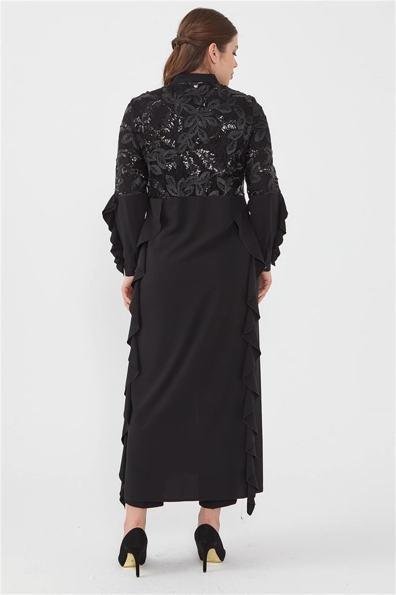 NİHAN Abaya NIHAN B.B FR  Siyah_modest