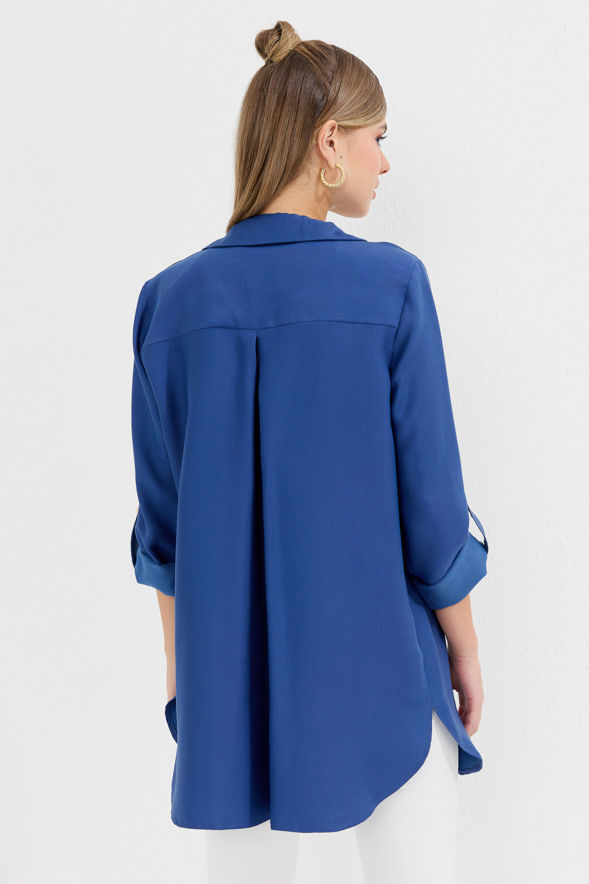 NİHAN Ceket Nihan Blazer Ceket  İndigo_modest