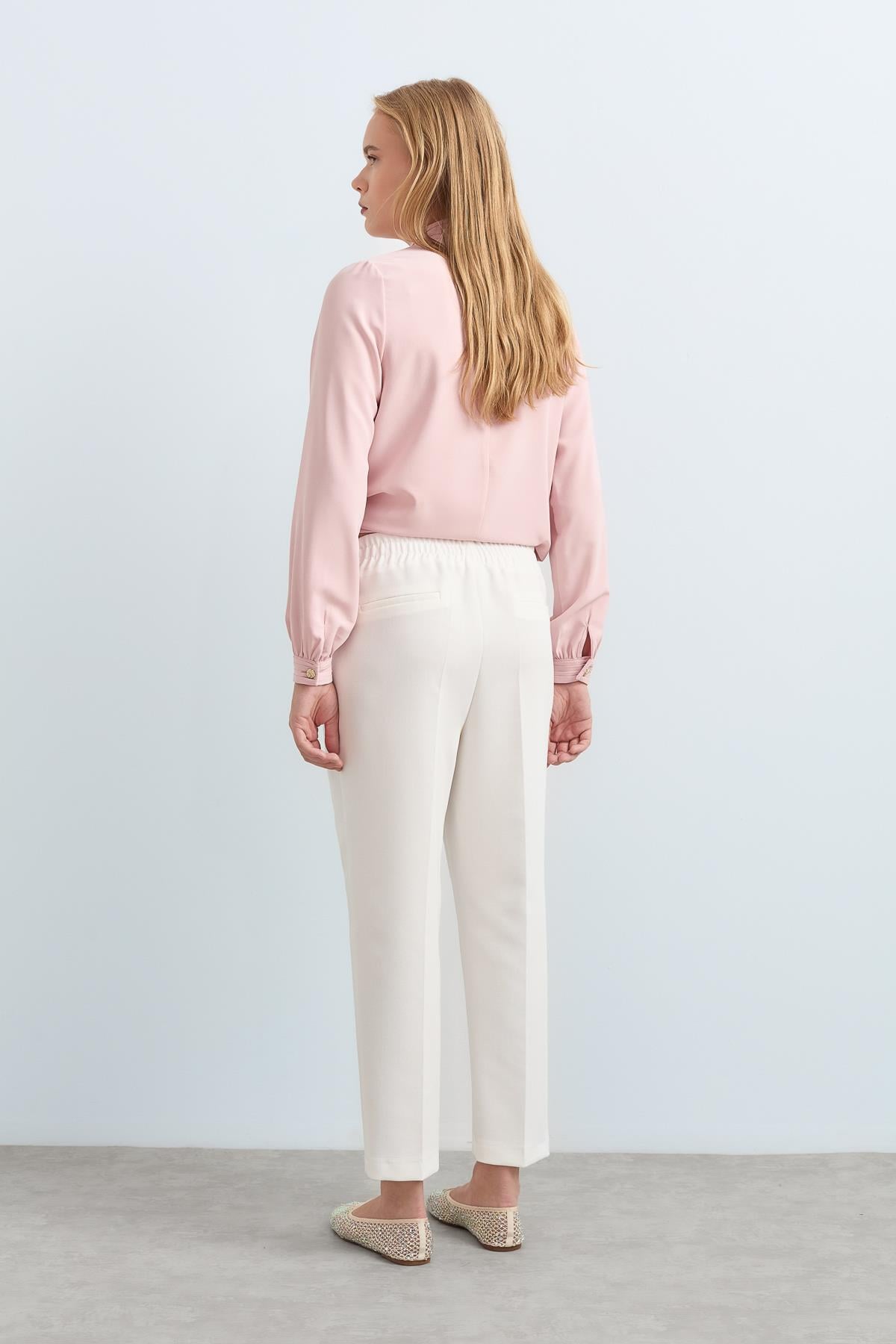 NİHAN Pants Nihan Blazer Pantolon  Ekru_modest