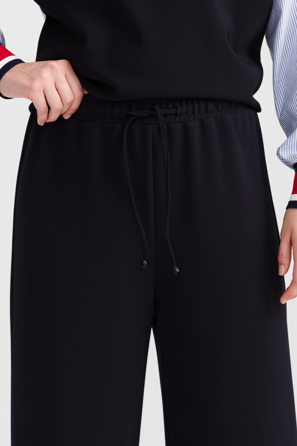 NİHAN Pantolon Nihan Bol Paça Pantolon  Lacivert_modest