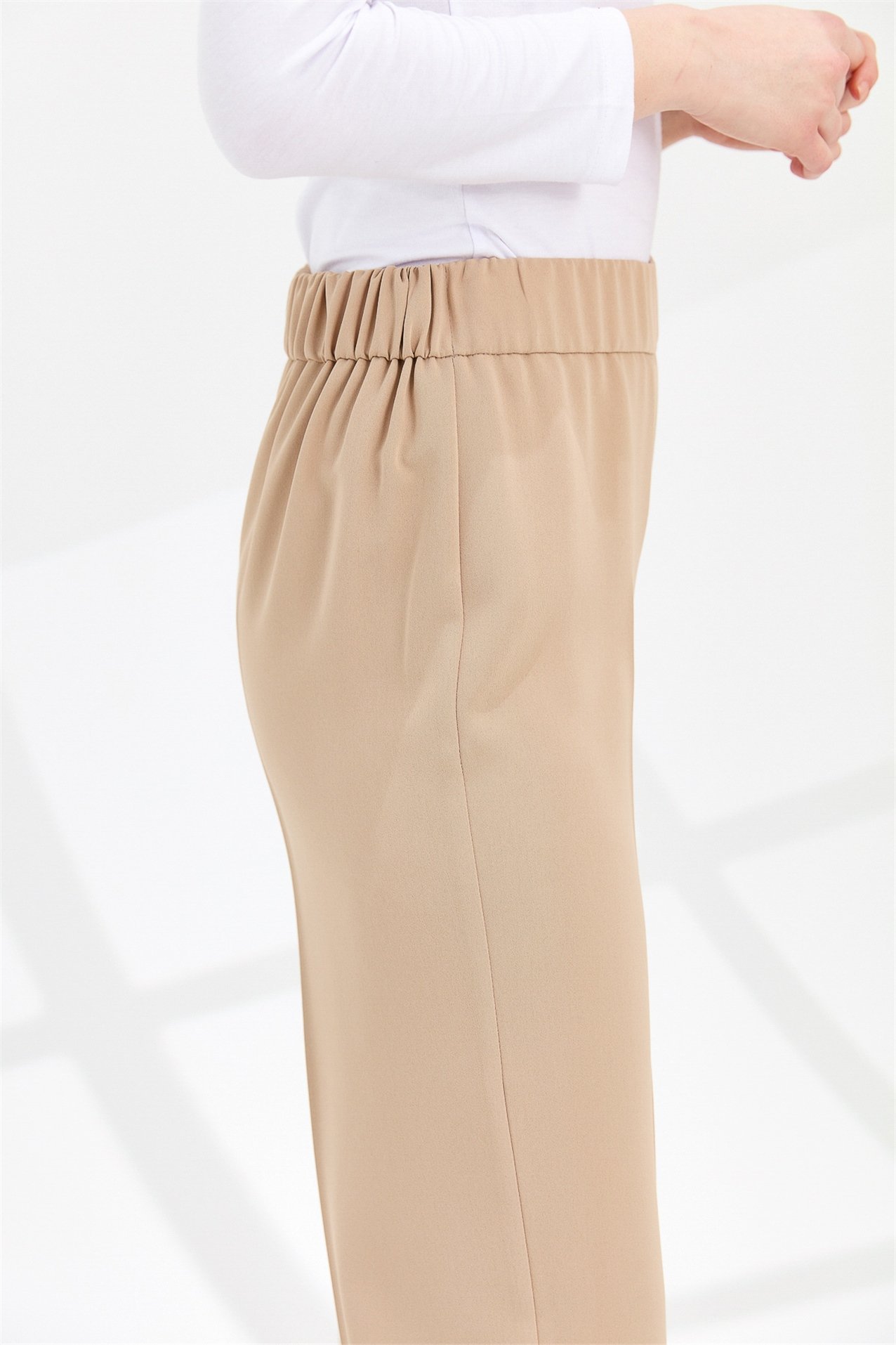 NİHAN Pantolon Nihan Bol Pantolon  Bisküvi_modest