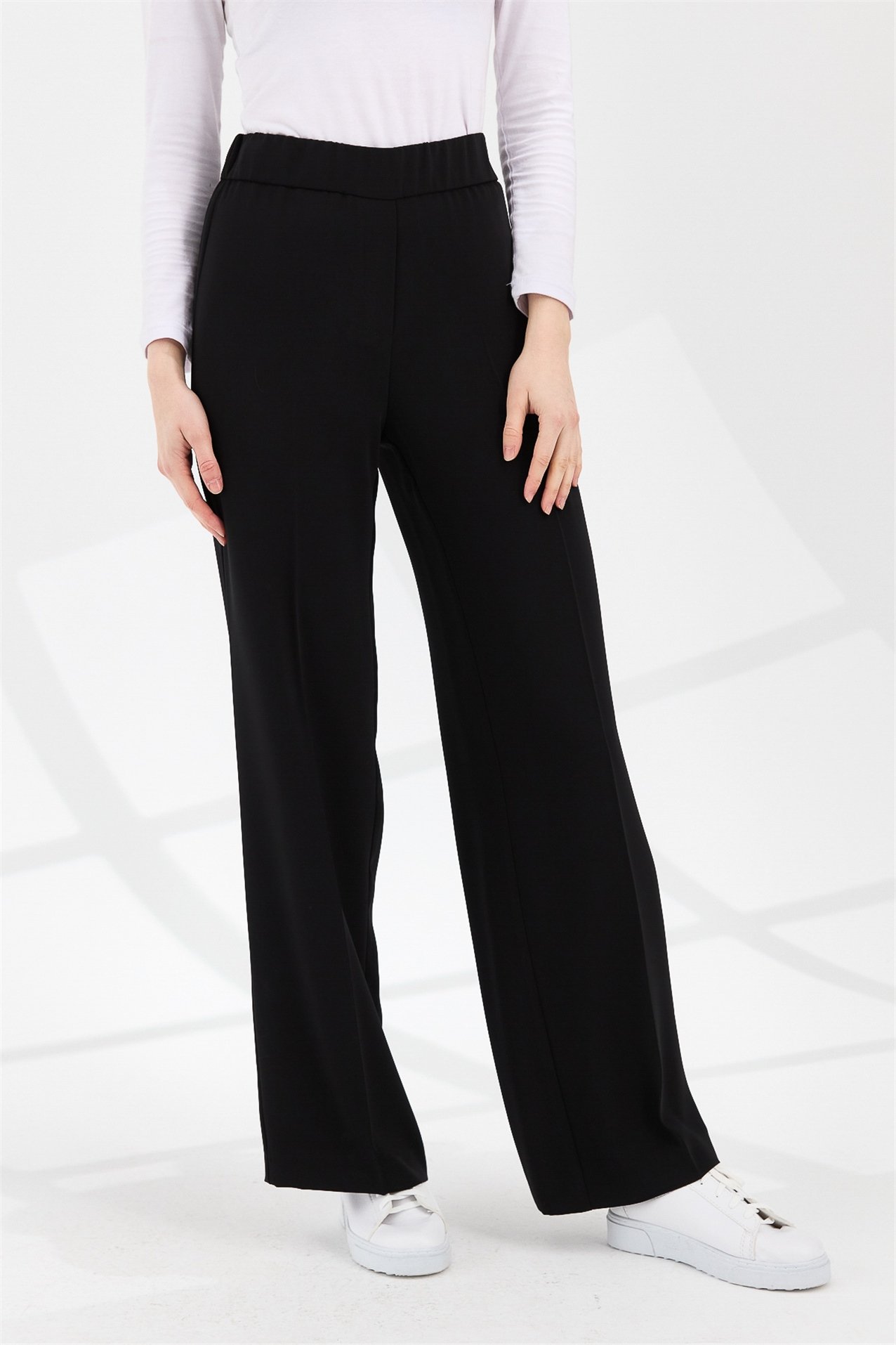 NİHAN Pantolon Nihan Bol Pantolon  Siyah_modest