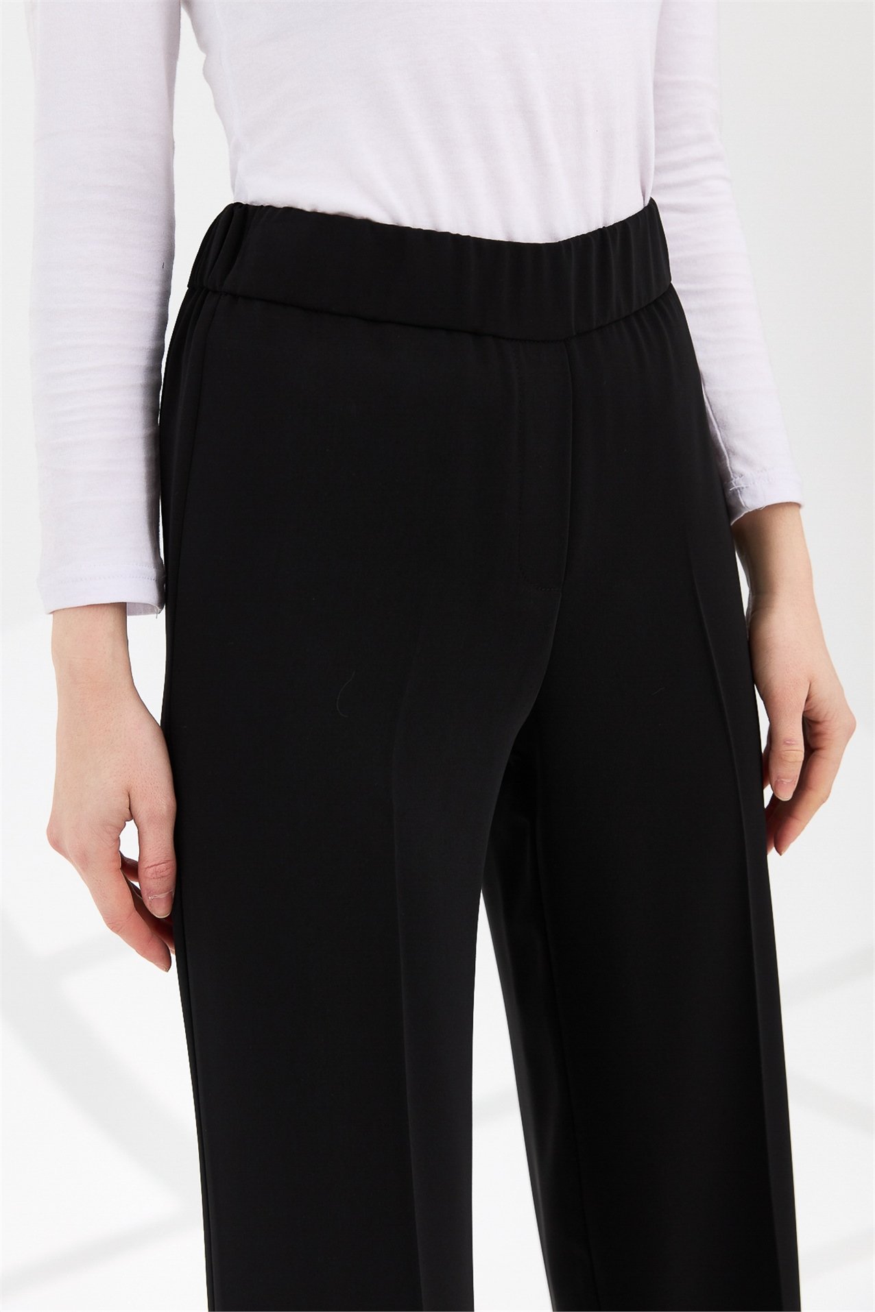 NİHAN Pantolon Nihan Bol Pantolon  Siyah_modest