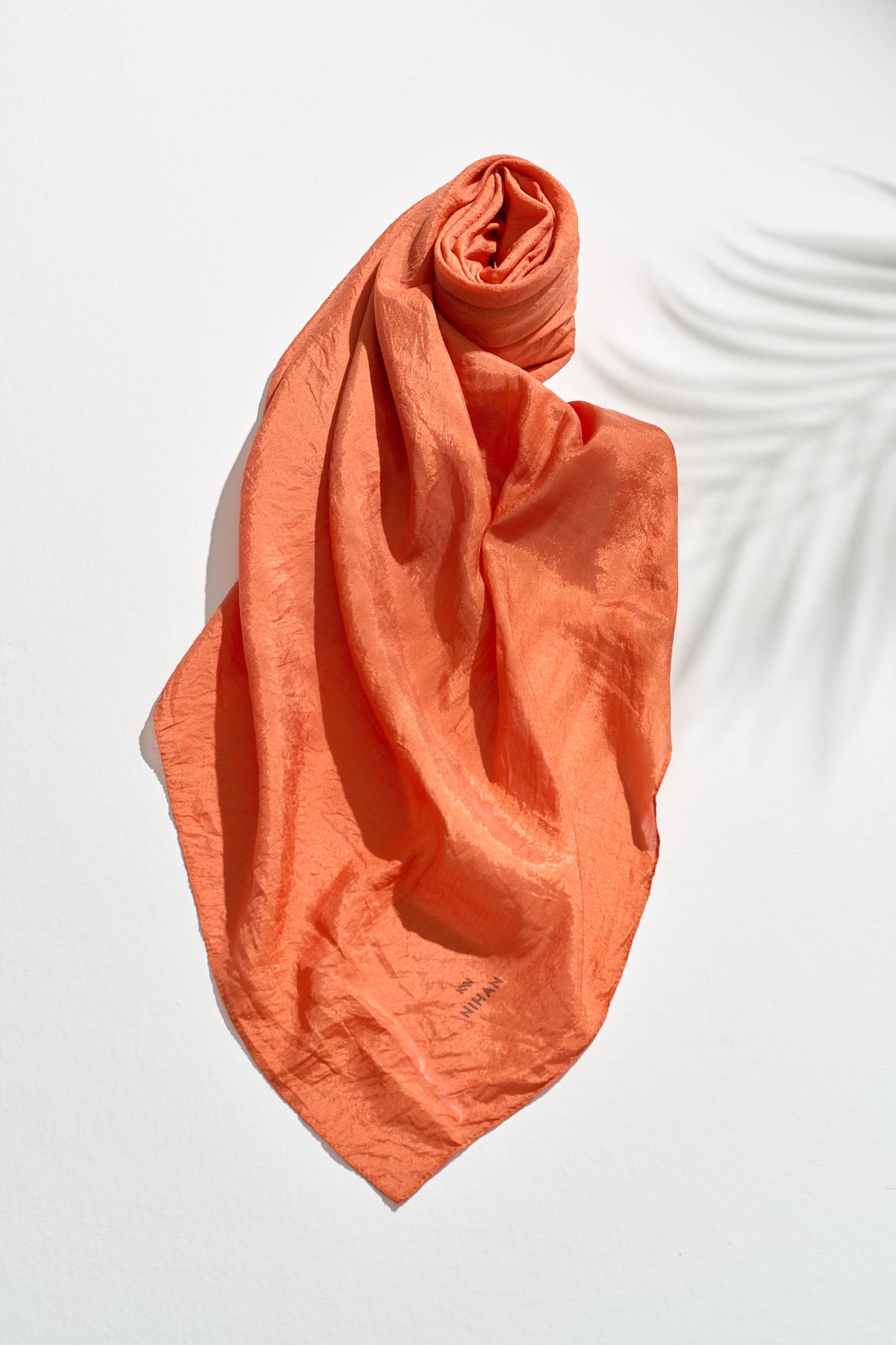 NİHAN Scarfs Nihan Düz Stil Eşarp  Kiremit_modest