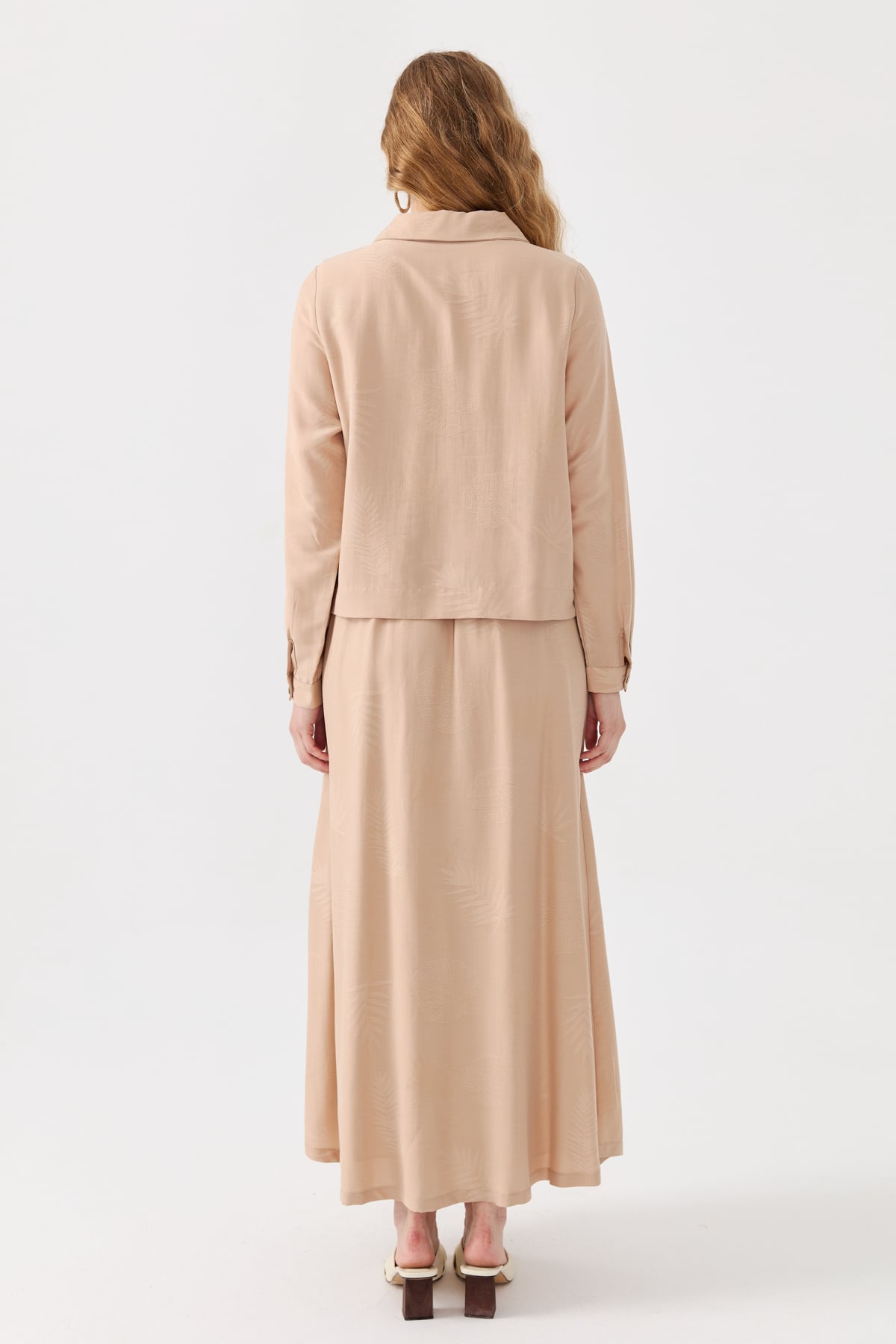 NİHAN Takım Nihan Etek Ceket Takım  Taş_modest