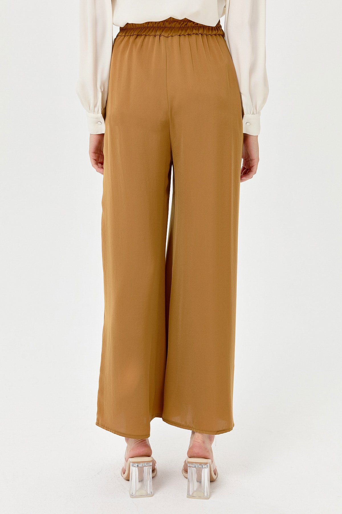 NİHAN Pants Nihan Etek Pantolon  Camel_modest