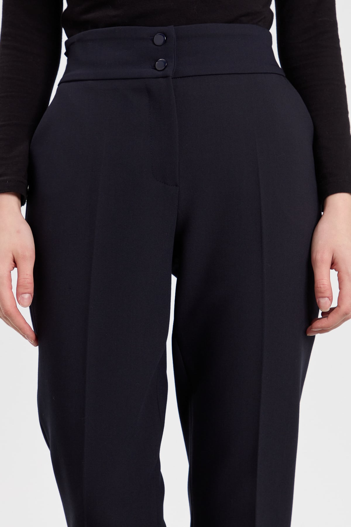 NİHAN Pants Nihan Havuç Pantolon  Lacivert_modest