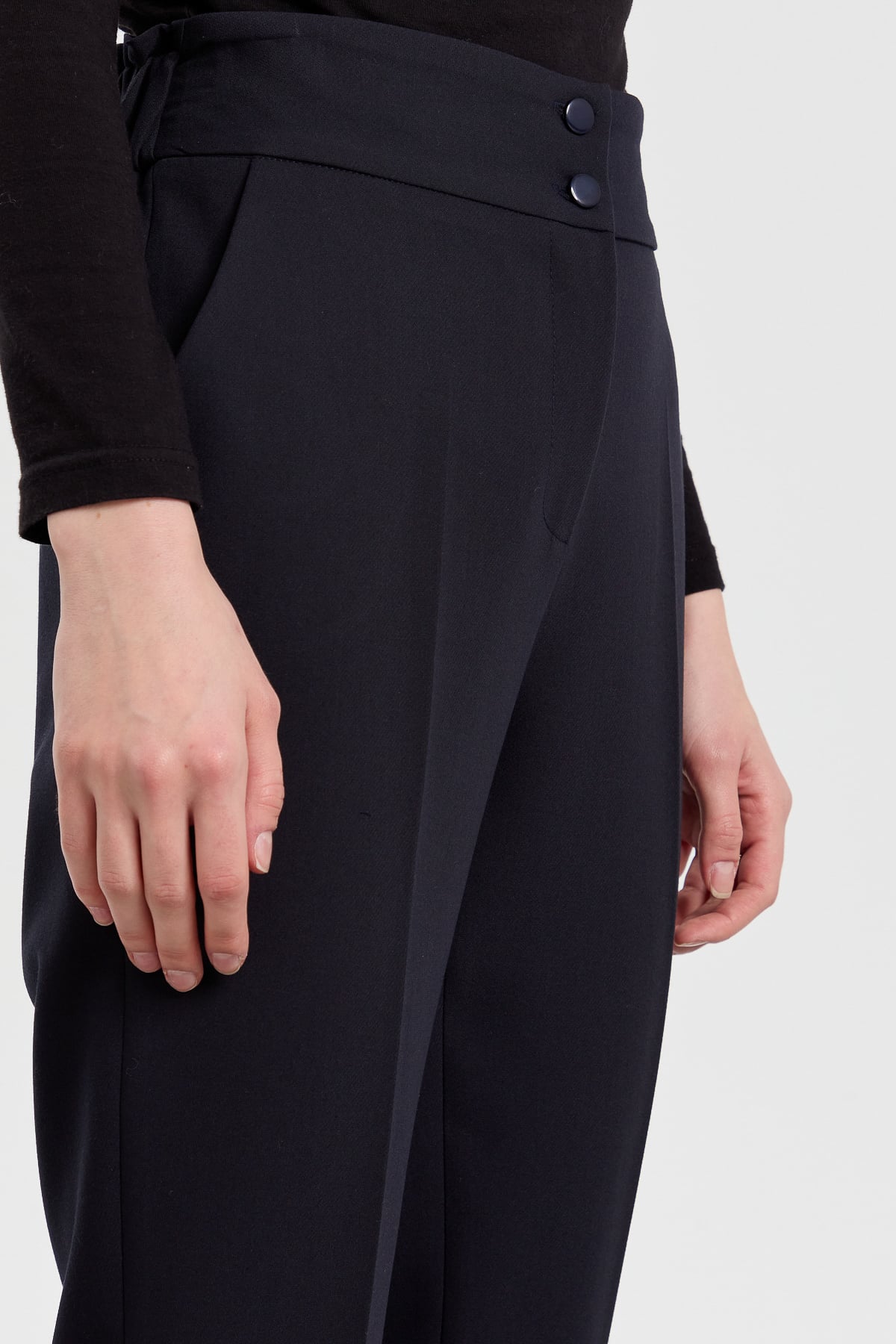 NİHAN Pants Nihan Havuç Pantolon  Lacivert_modest