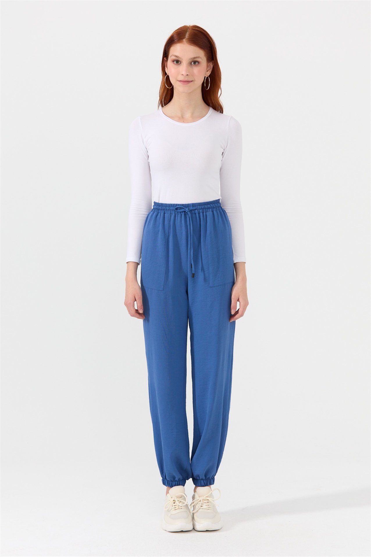 NİHAN Pantolon Nihan Jogger Pantolon  İndigo_modest