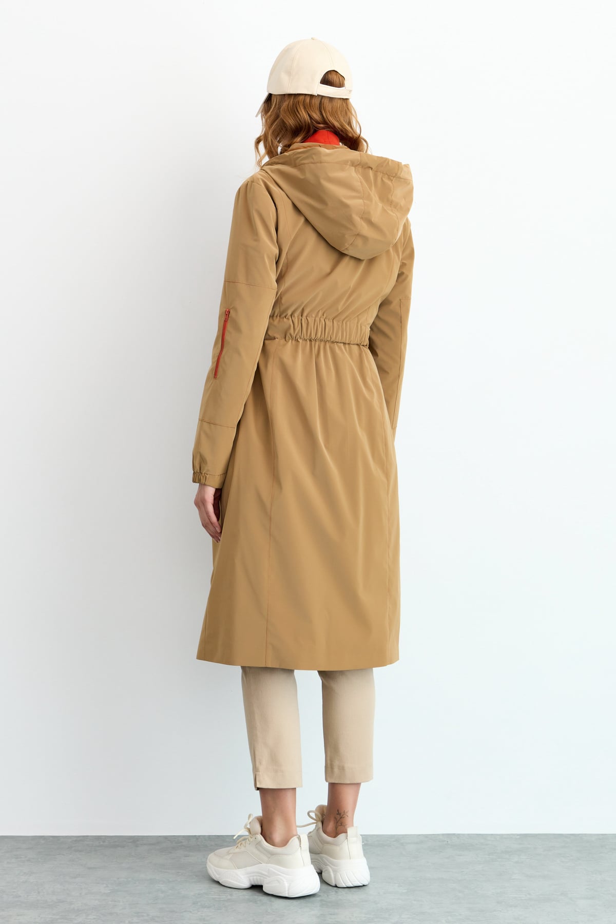 NİHAN Kap Nihan Klips Kemerli Spor Kap  Camel_modest