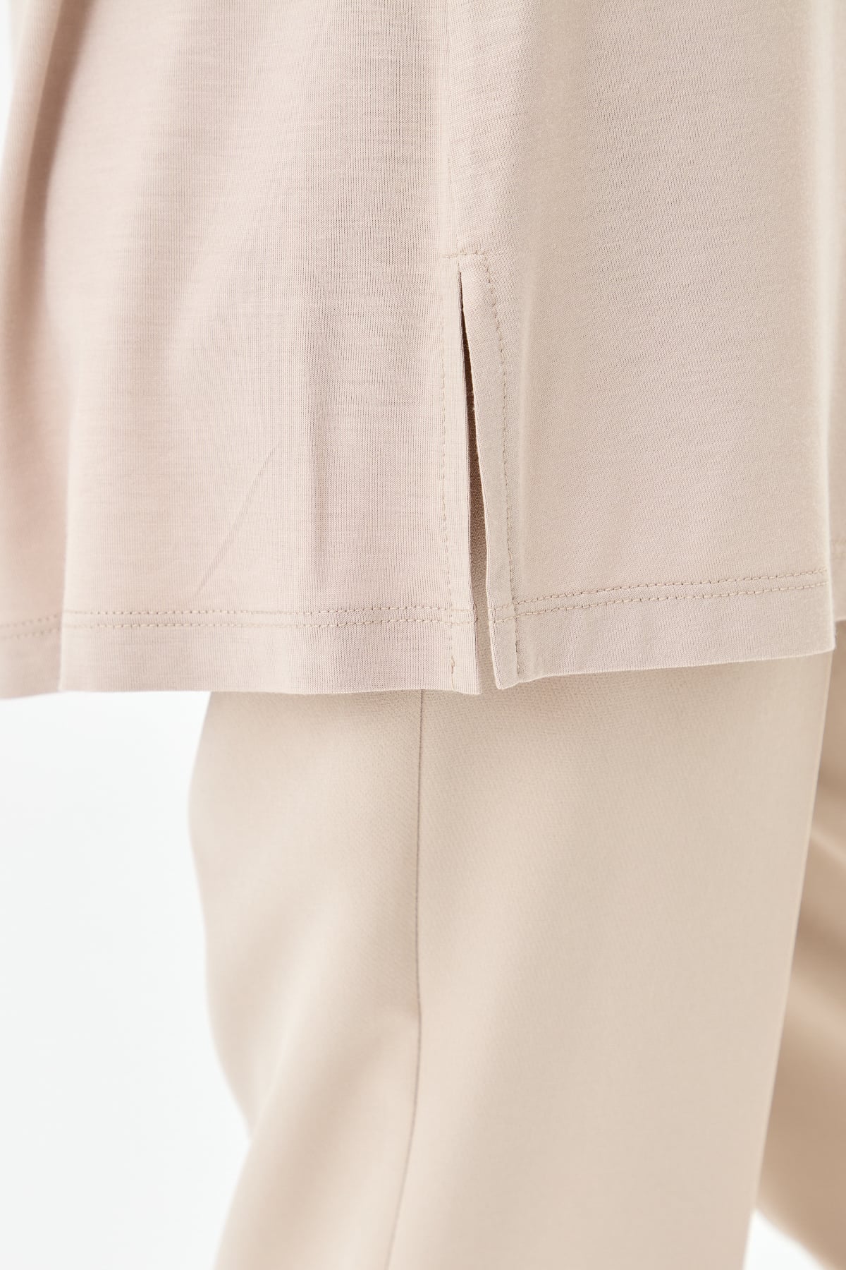 NİHAN Base Layers Nihan Kolsuz Penye İçlik  Taş_modest