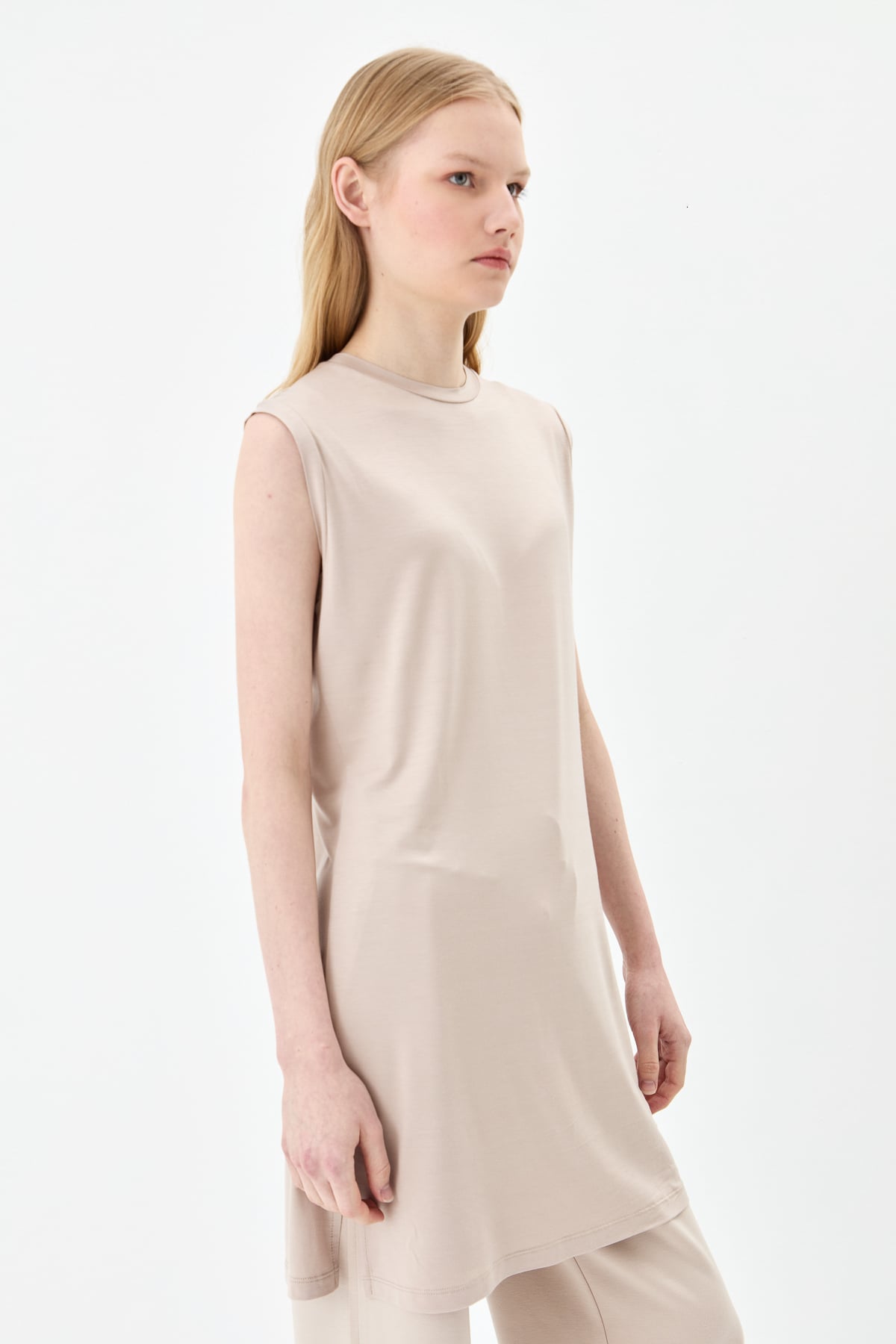 NİHAN Base Layers Nihan Kolsuz Penye İçlik  Taş_modest