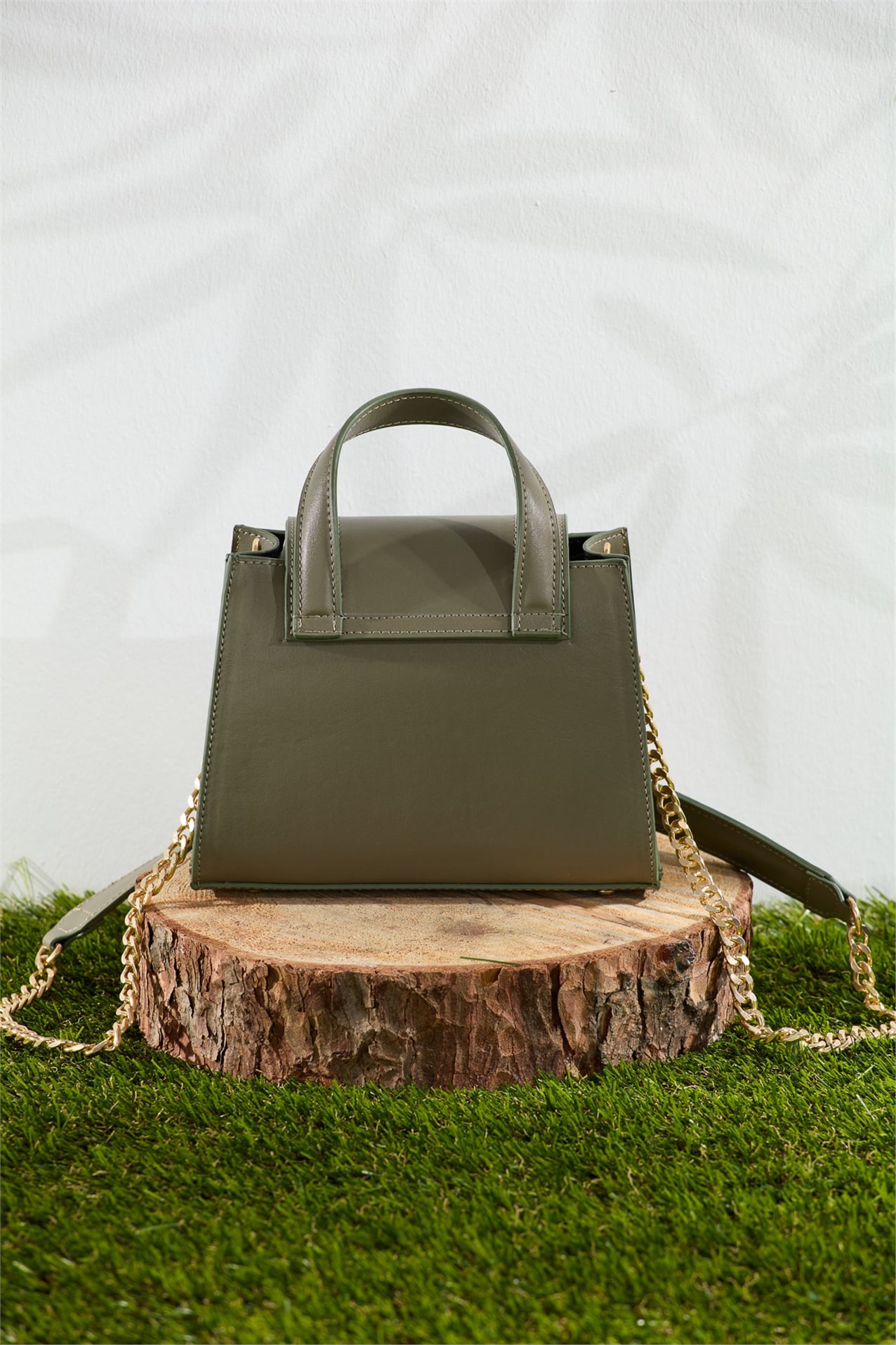 NİHAN Çanta Nihan Mini Satchel Çanta  Haki_modest