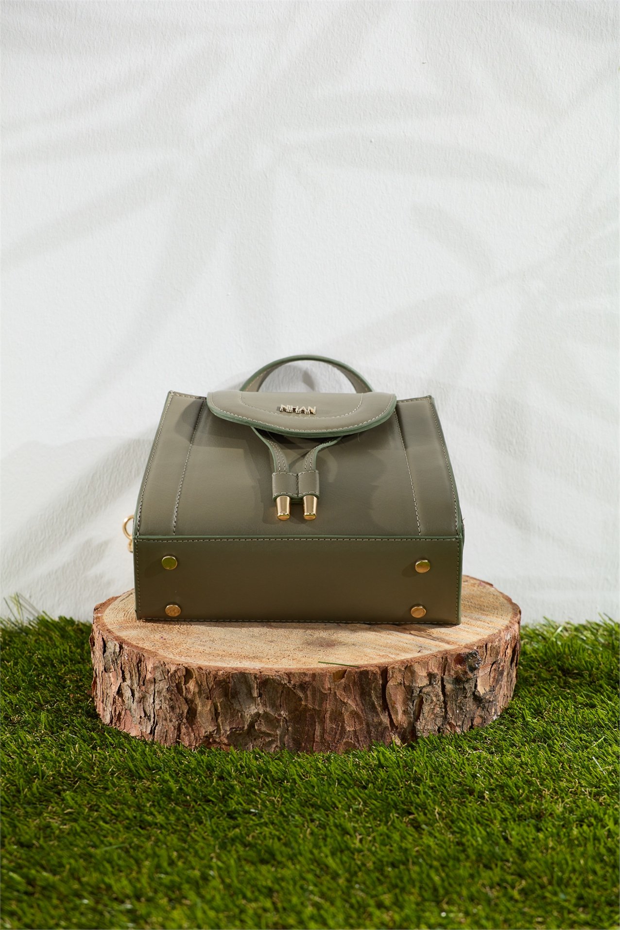 NİHAN Çanta Nihan Mini Satchel Çanta  Haki_modest