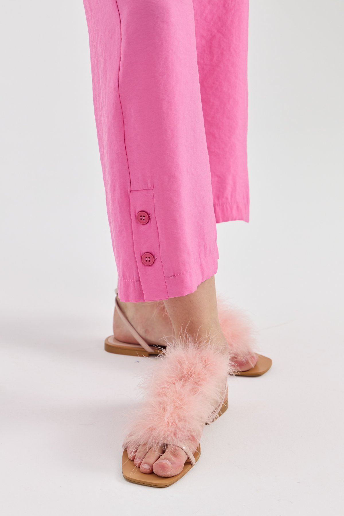 NİHAN Takım Nihan Pantolon Tunik Takım  Pembe_modest