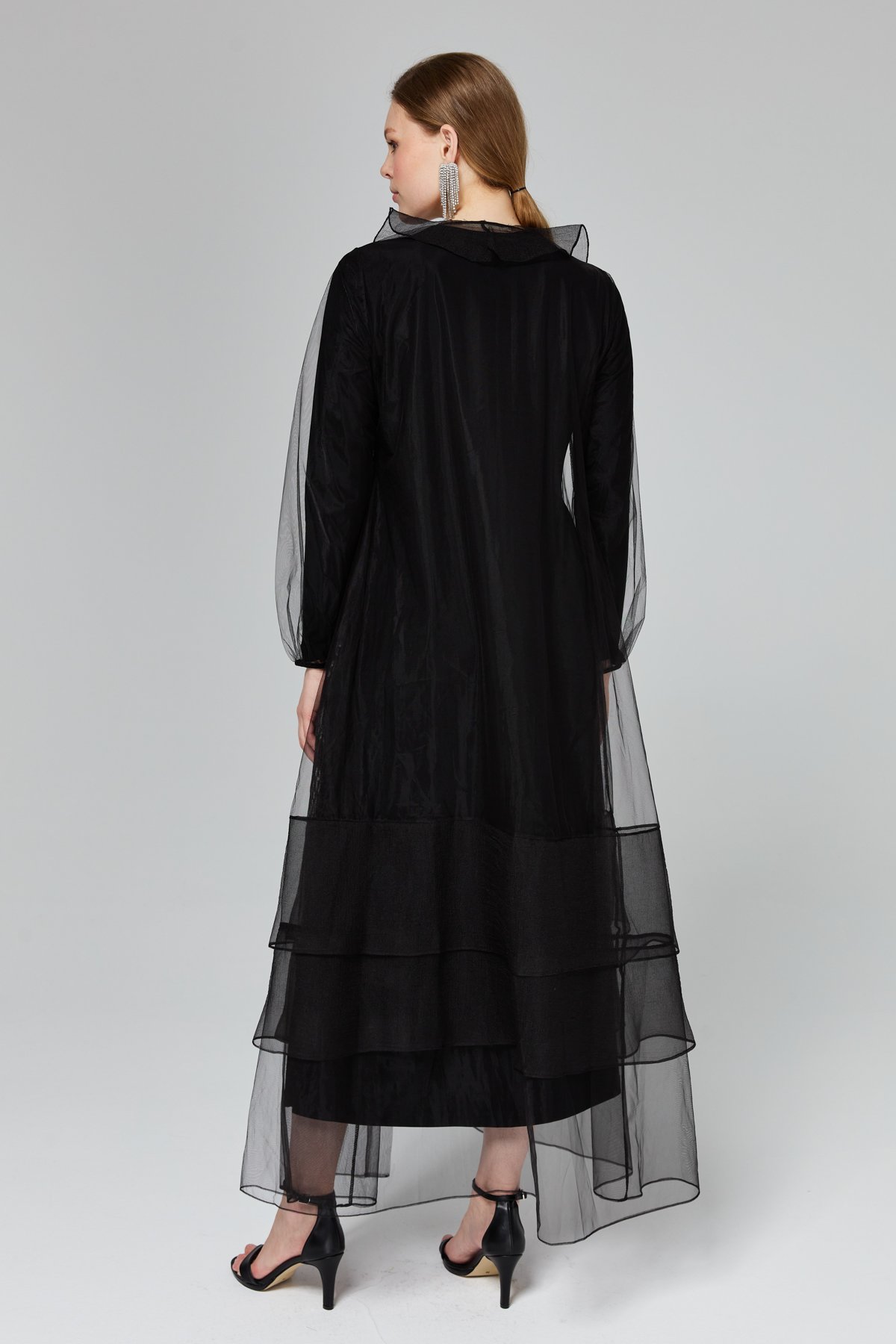 NİHAN Elbise Nihan Payetli Elbise  Siyah_modest