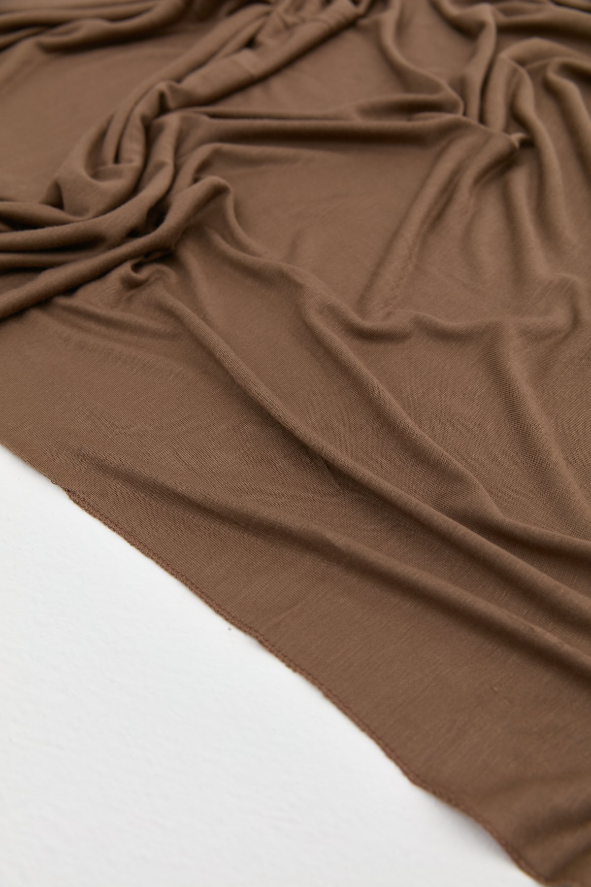 NİHAN Shawl Nihan Penye Şal  Açık Kahve_modest