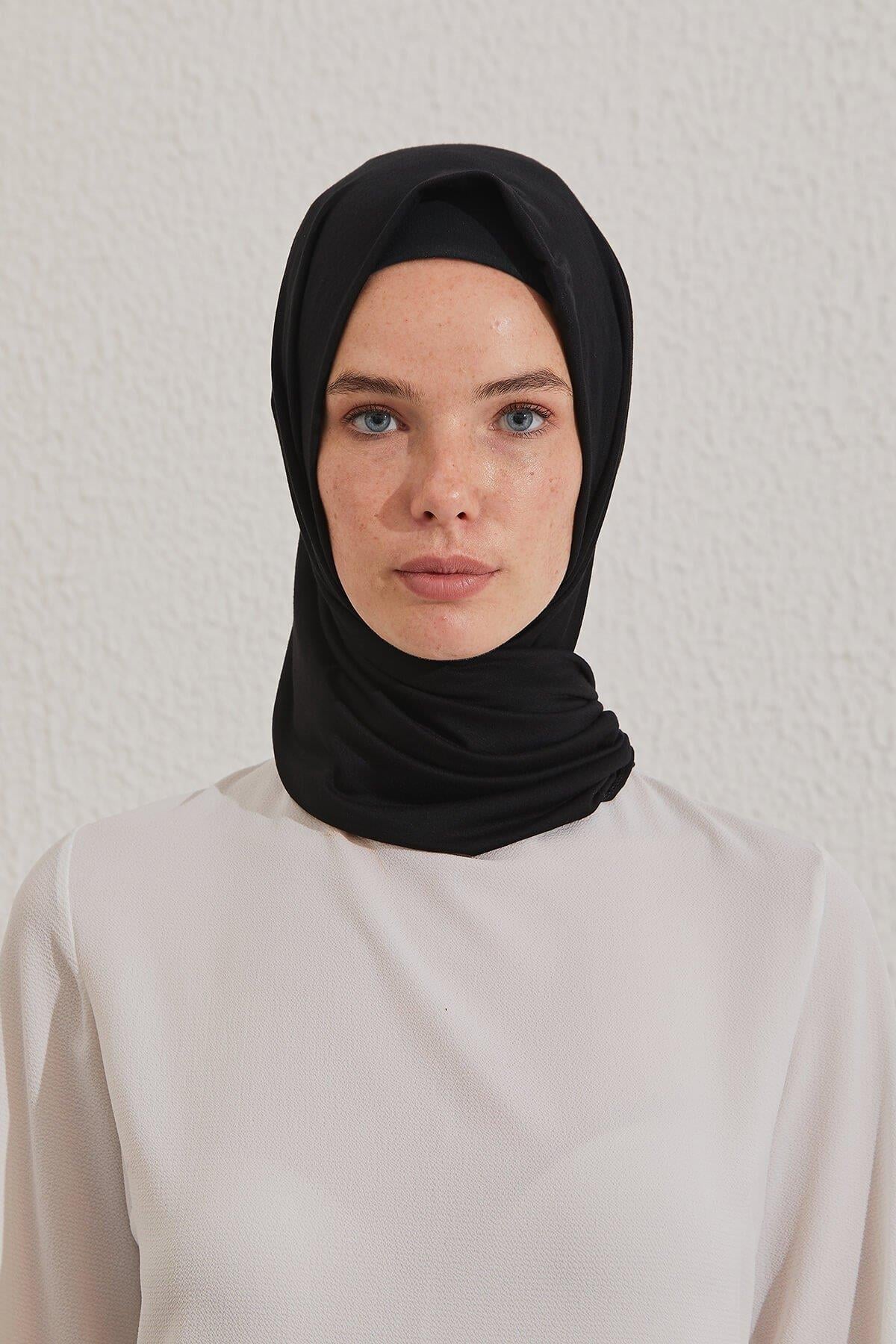 NİHAN Shawl Nihan Penye Şal  Siyah_modest