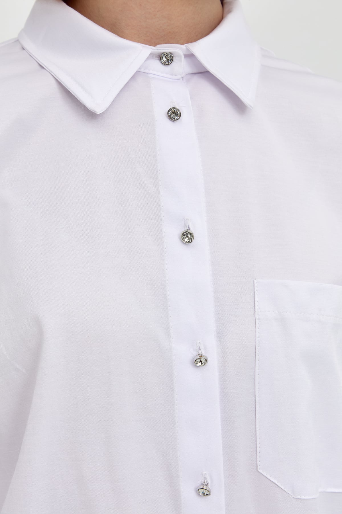 NİHAN Tunic Nihan Rahat Kalıp Kolu Nakışlı Pamuk Tunik  Ekru_modest