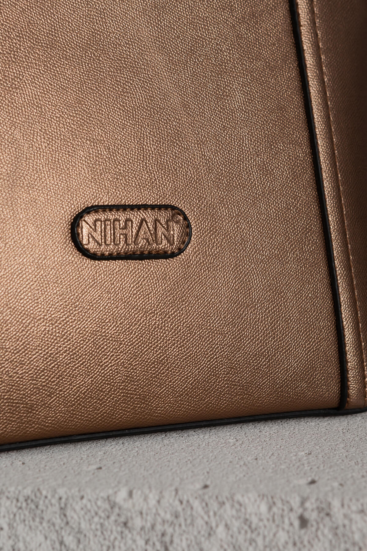 NİHAN Bags Nihan Tote Çanta  Bakır