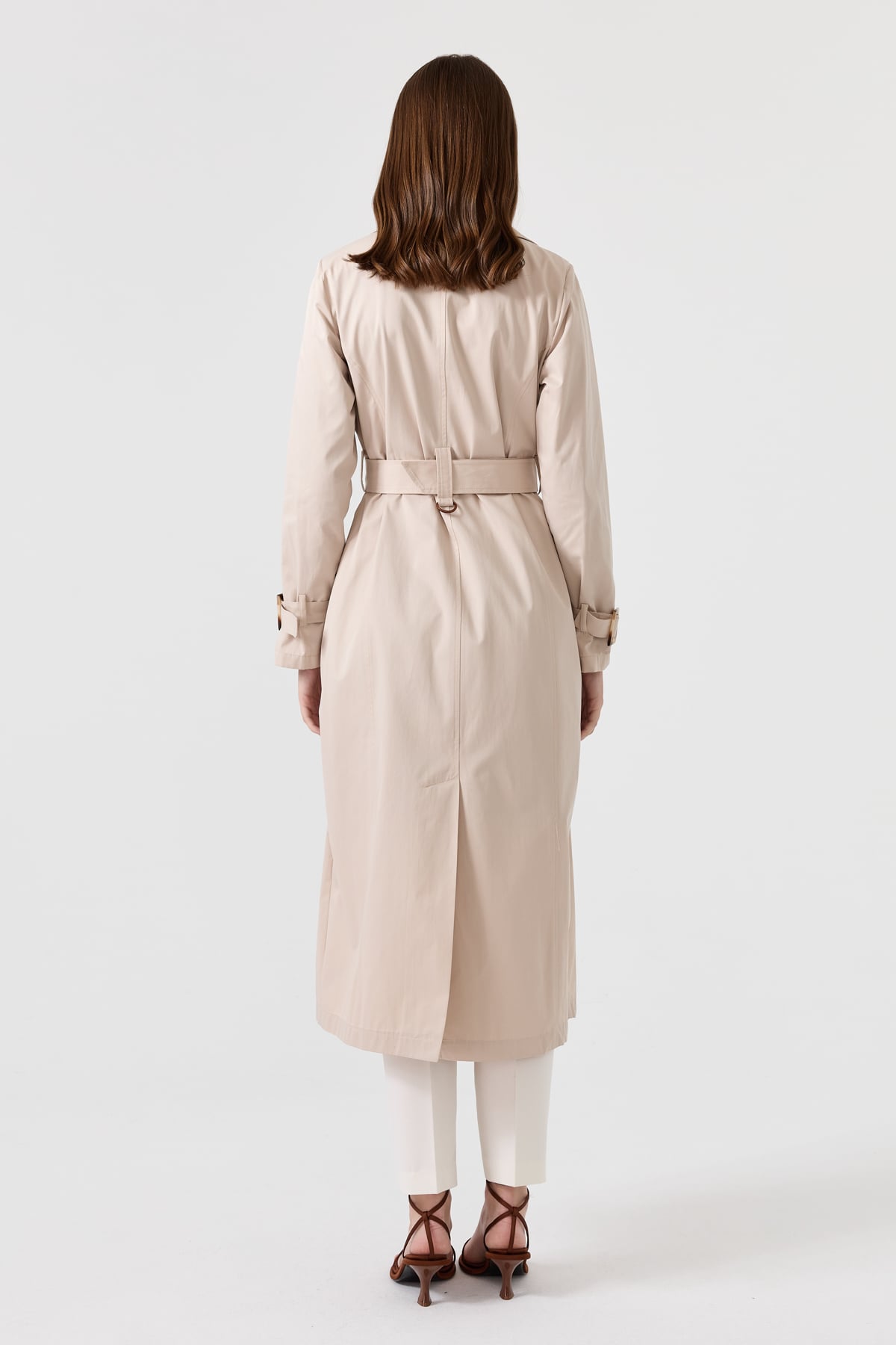 NİHAN Trench Coat Nihan Trençkot  Bej_modest