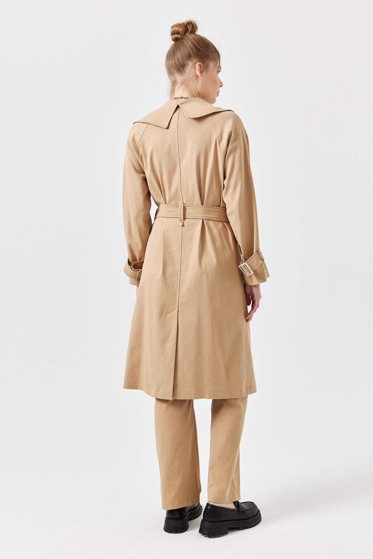 NİHAN Kap Nihan Trençkot  Camel_modest