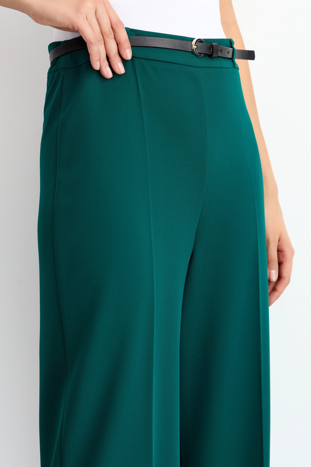 NİHAN Pants Nihan Ütü İzli Pantolon  Yeşil_modest