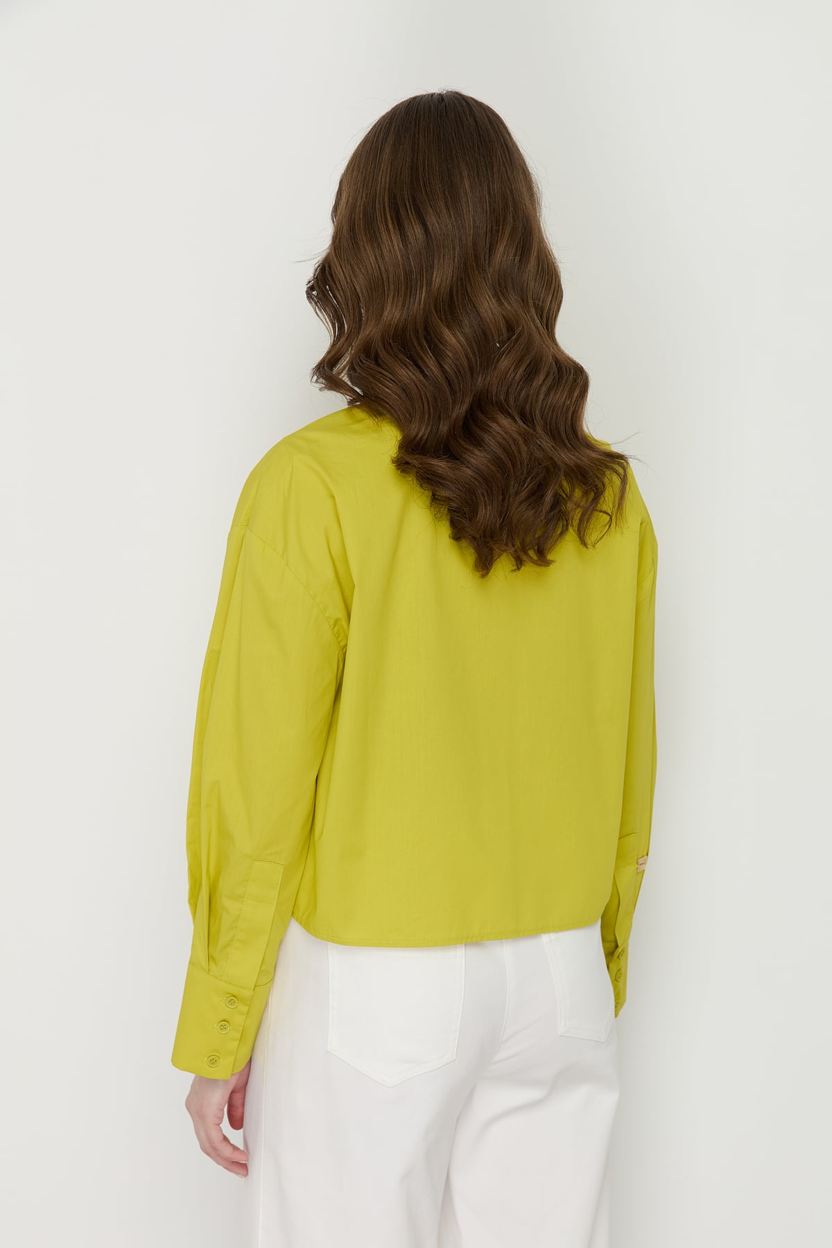 NİHAN Gömlek Nihan Basic Crop Gömlek  Asit_modest