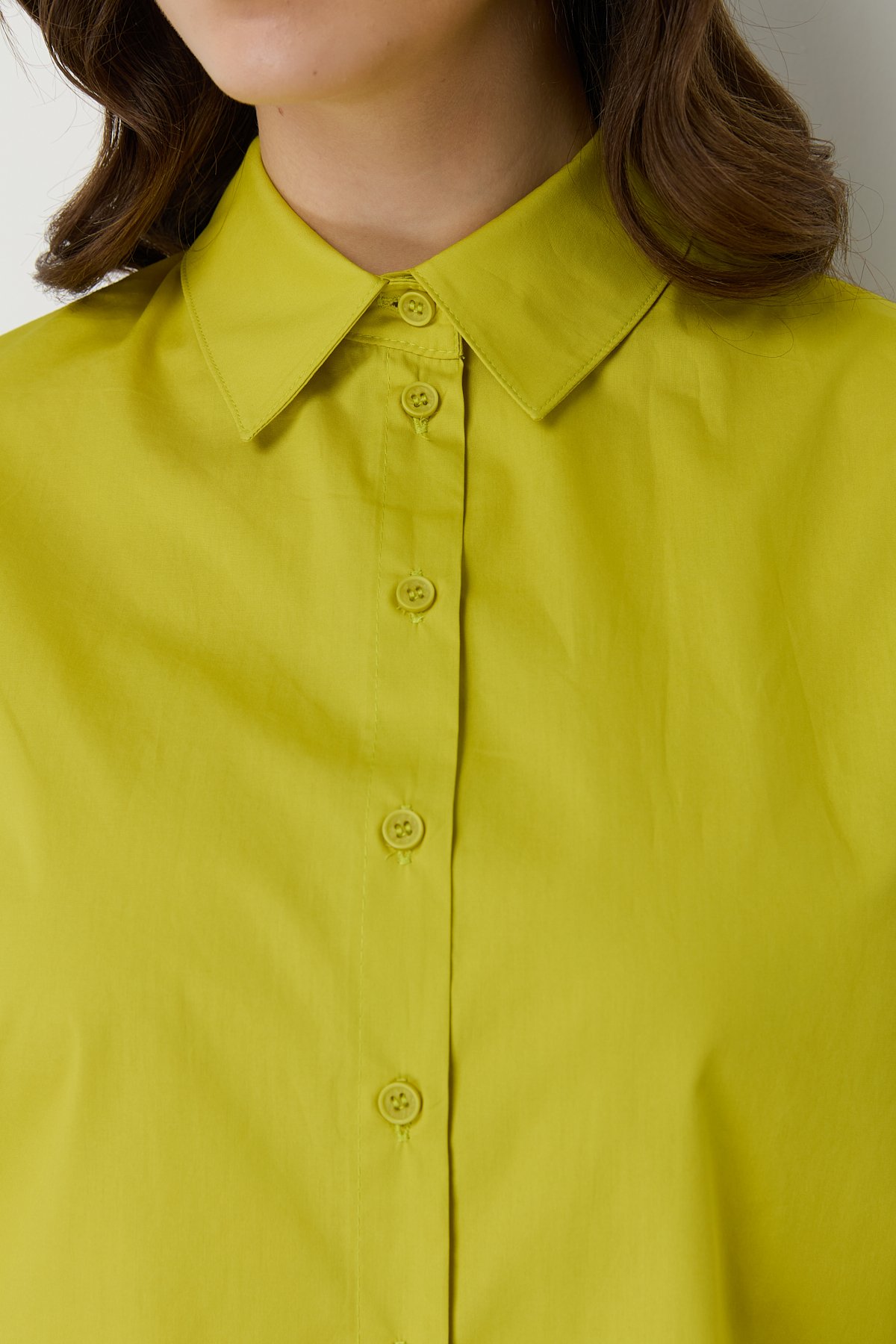 NİHAN Gömlek Nihan Basic Crop Gömlek  Asit_modest