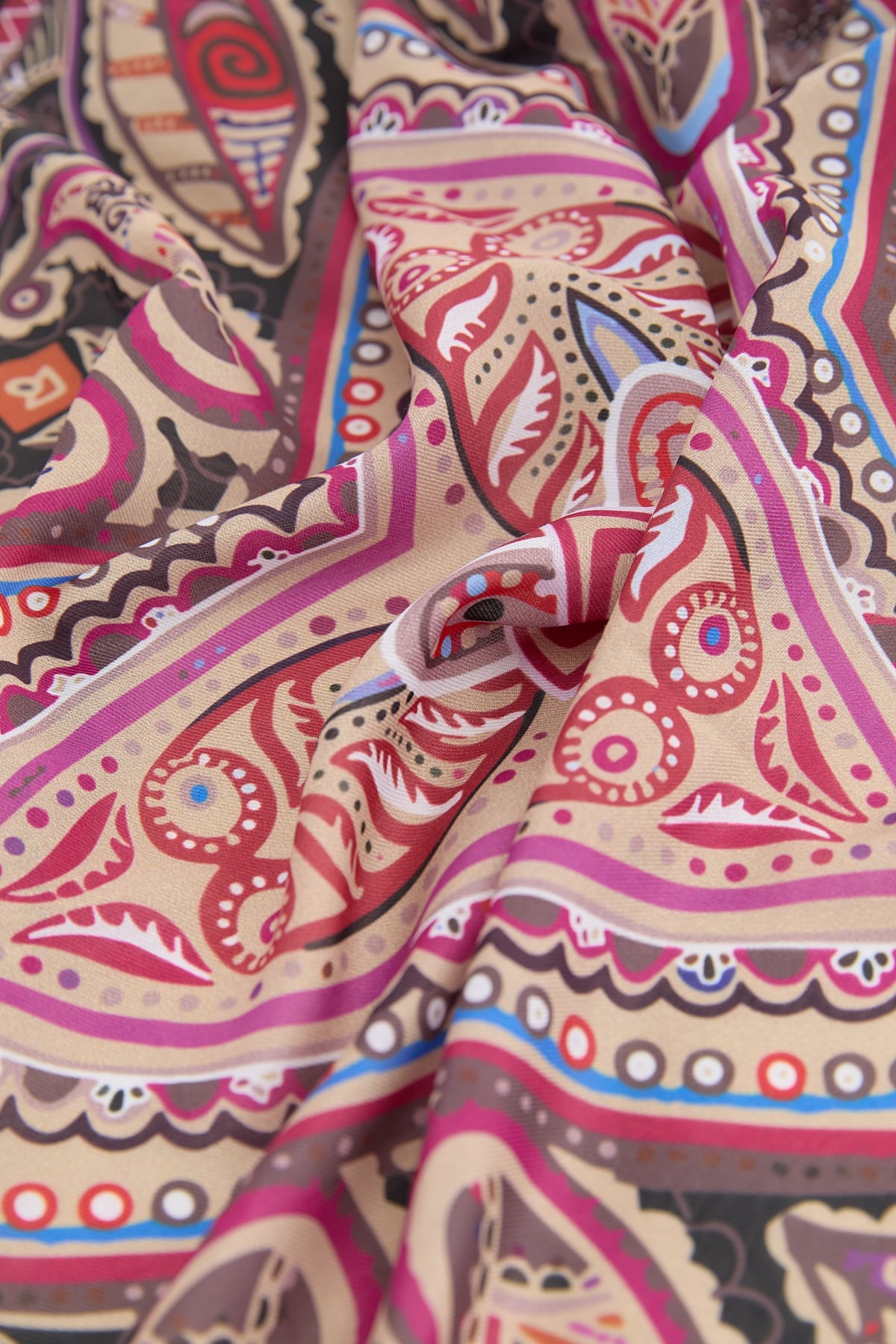NİHAN Scarfs Nihan Desenli Soft Eşarp  Siyah_modest